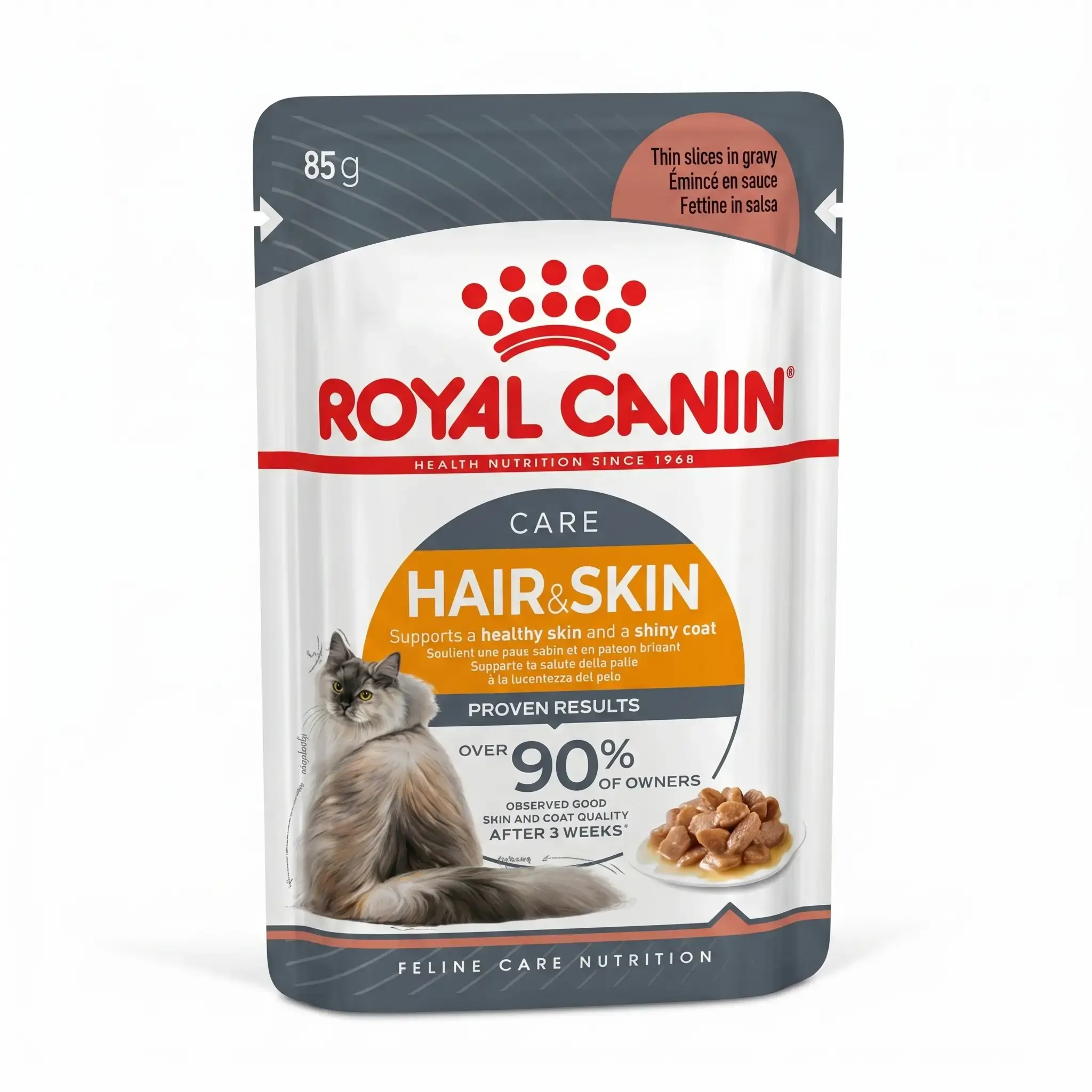 Royal Canin Hair & Skin Care Wet Cat Food in Gravy