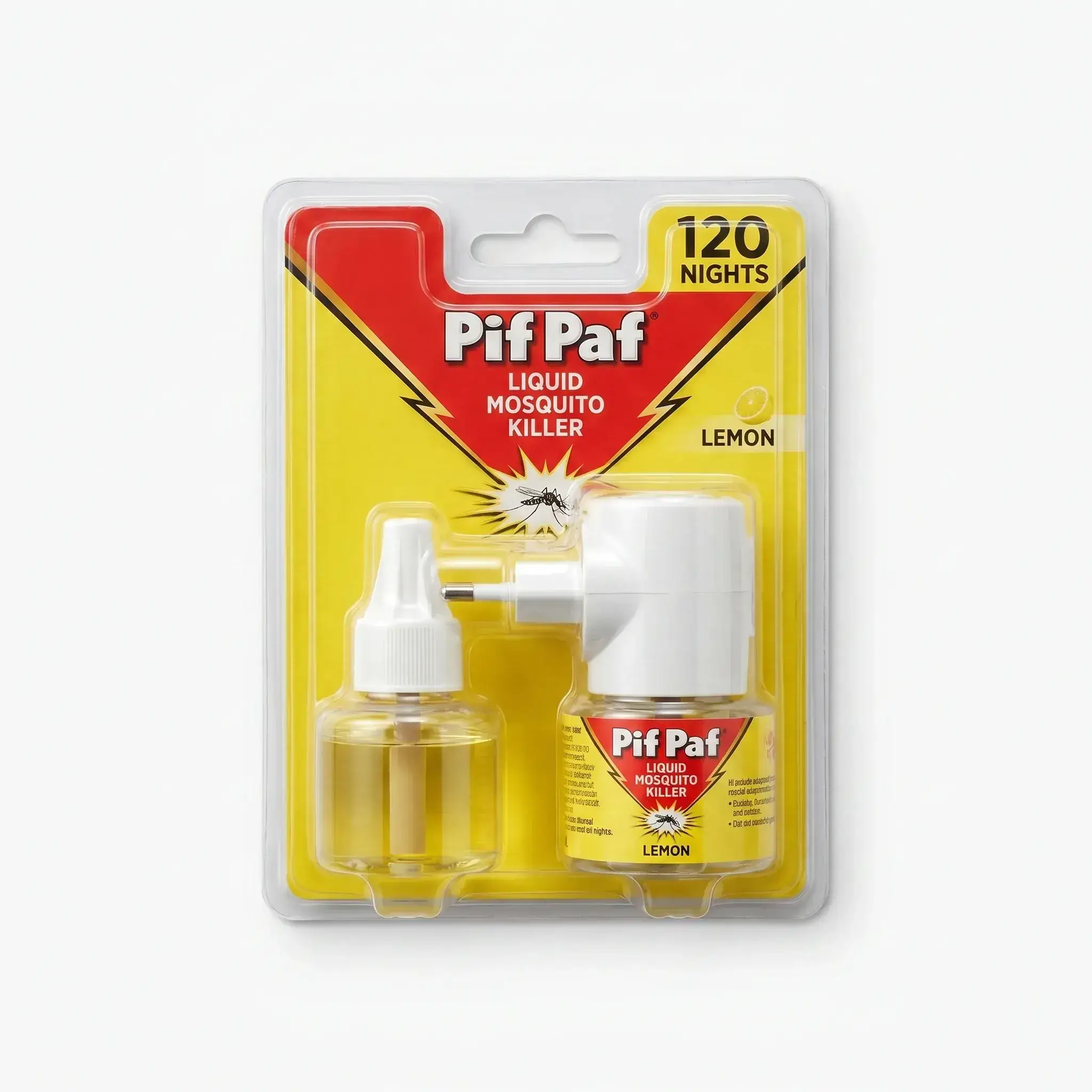 Pif Paf Liquid Mosquito Killer Lemon 120 Nights