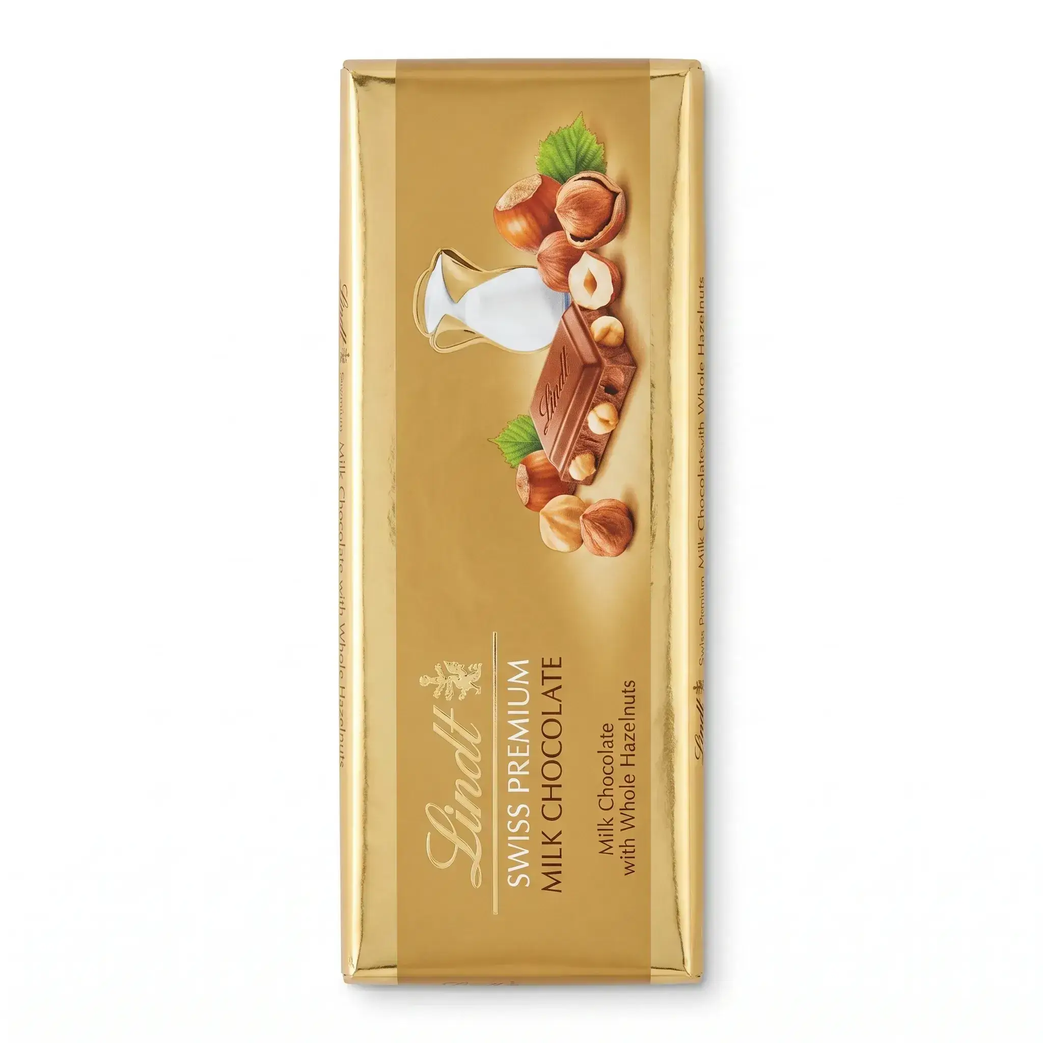 Lindt Swiss Premium Milk Chocolate with Whole Hazelnuts