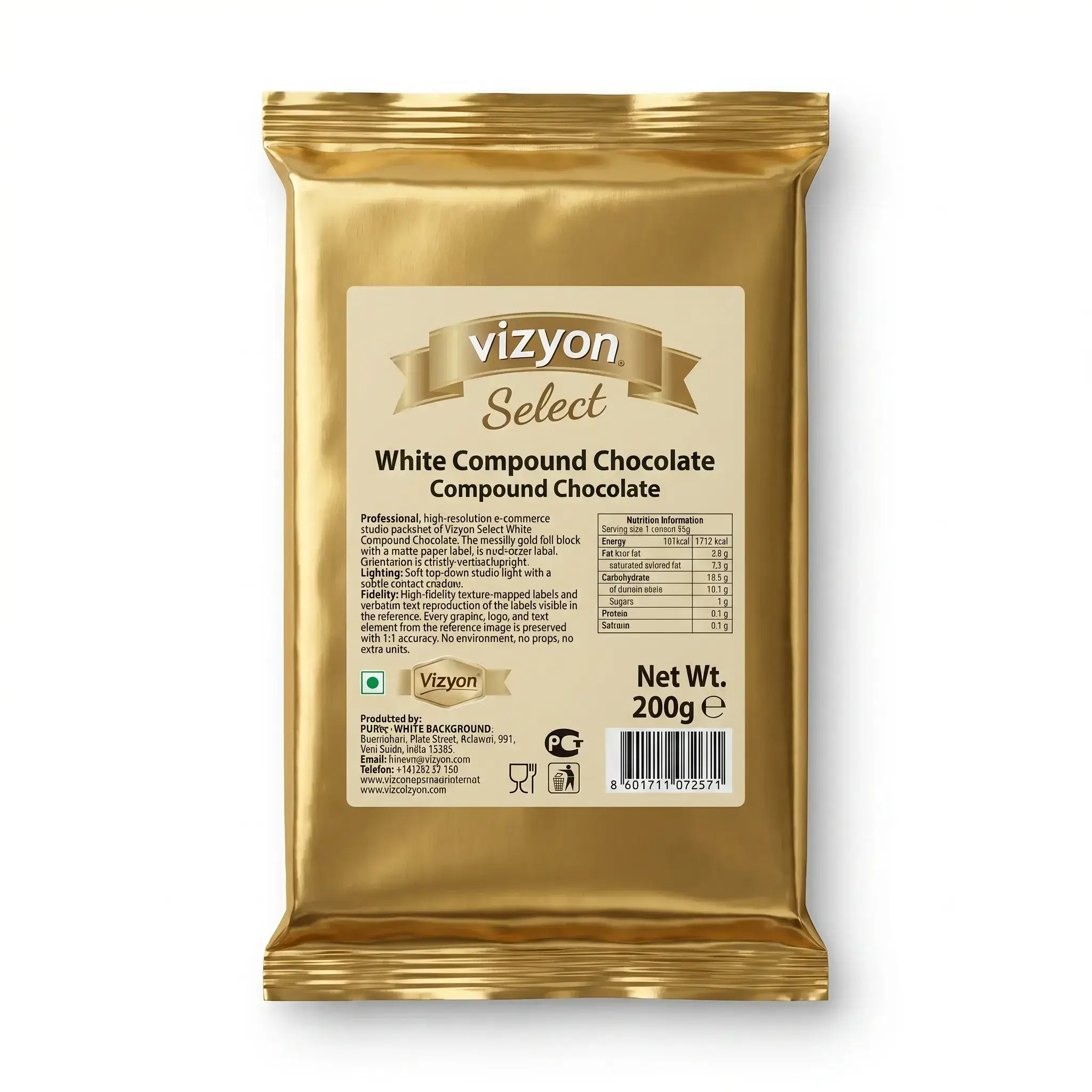 Vizyon Select White Compound Chocolate
