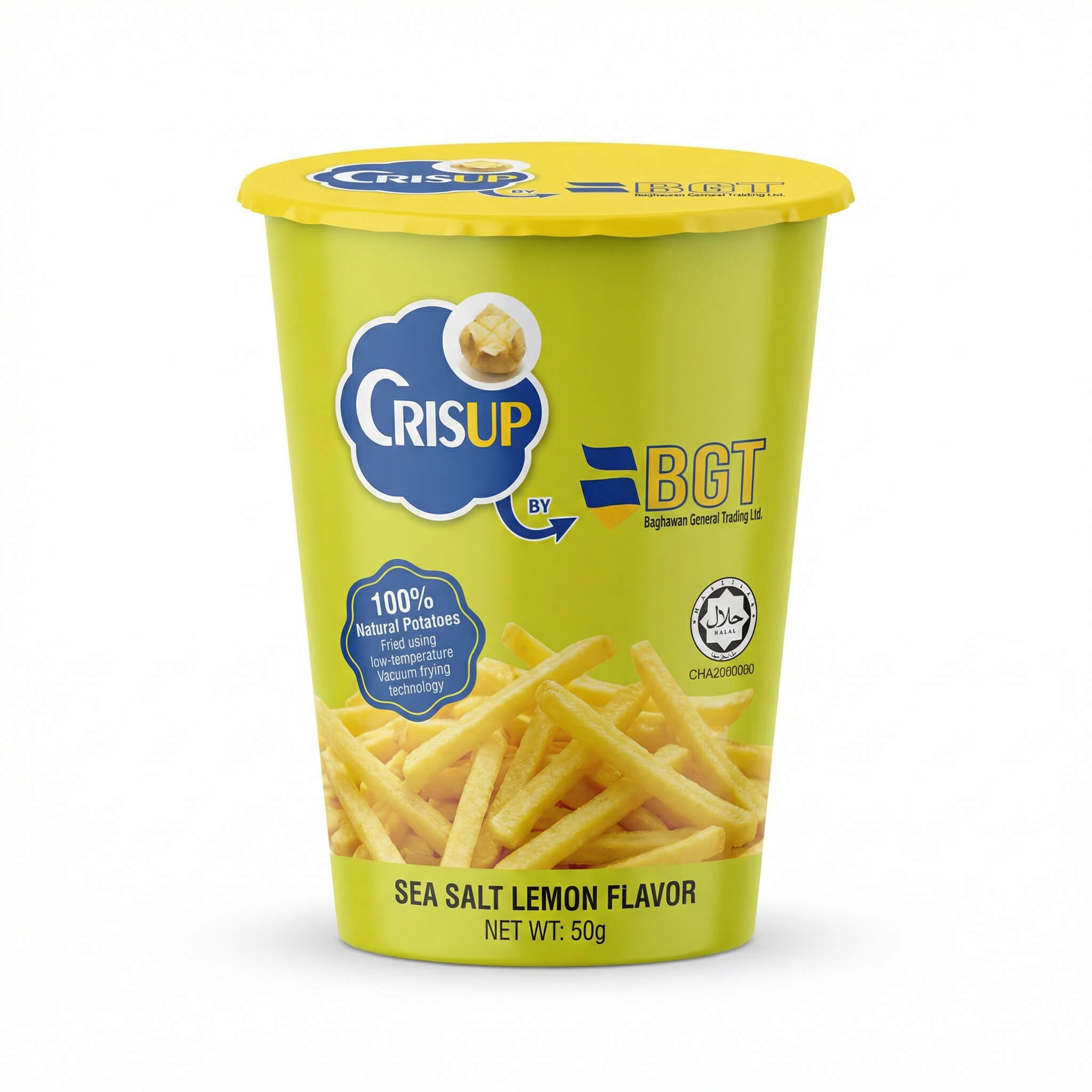 Crisup Potato Sticks Sea Salt Lemon Flavor
