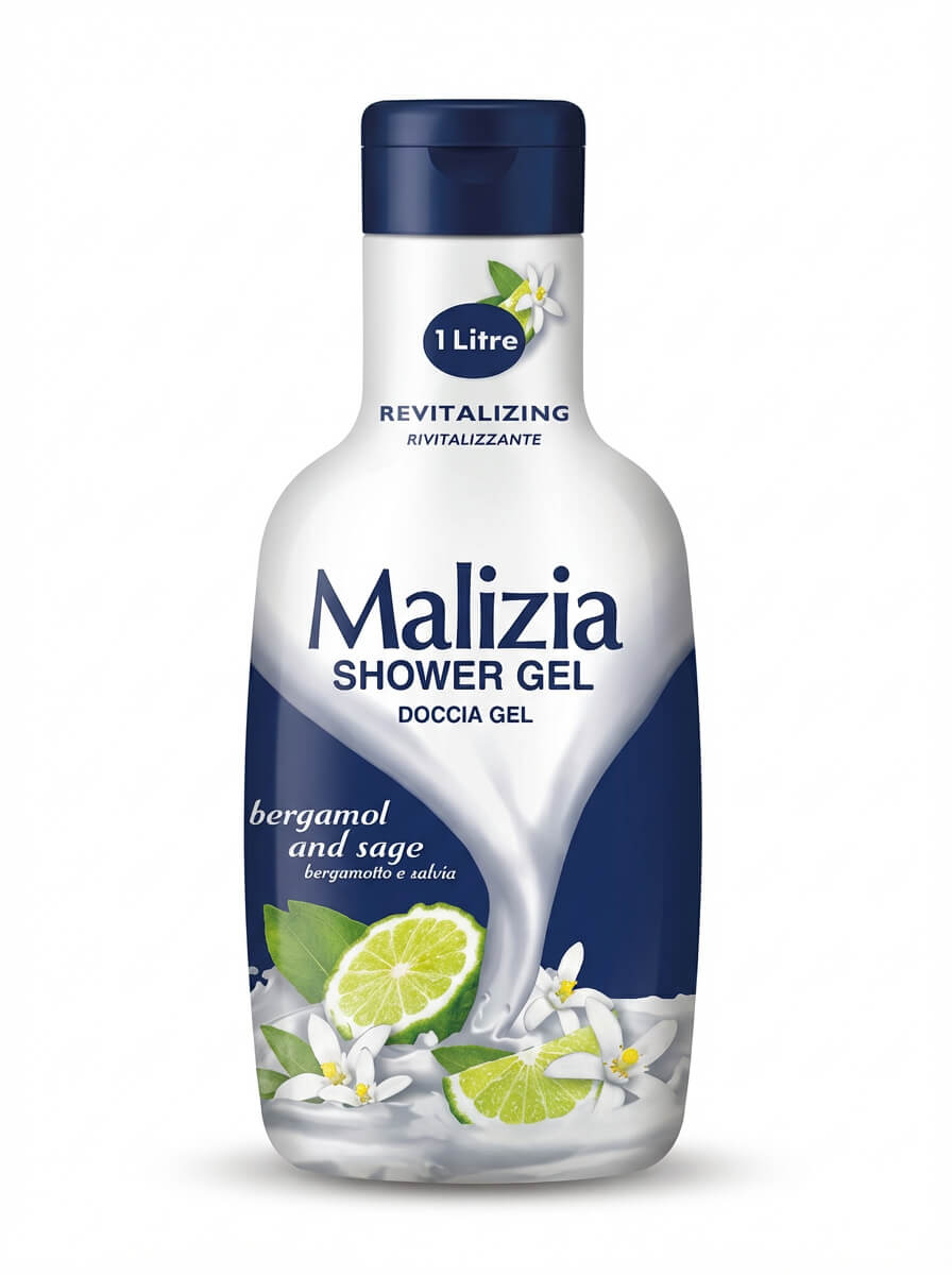 Malizia Shower Gel Bergamot and Sage