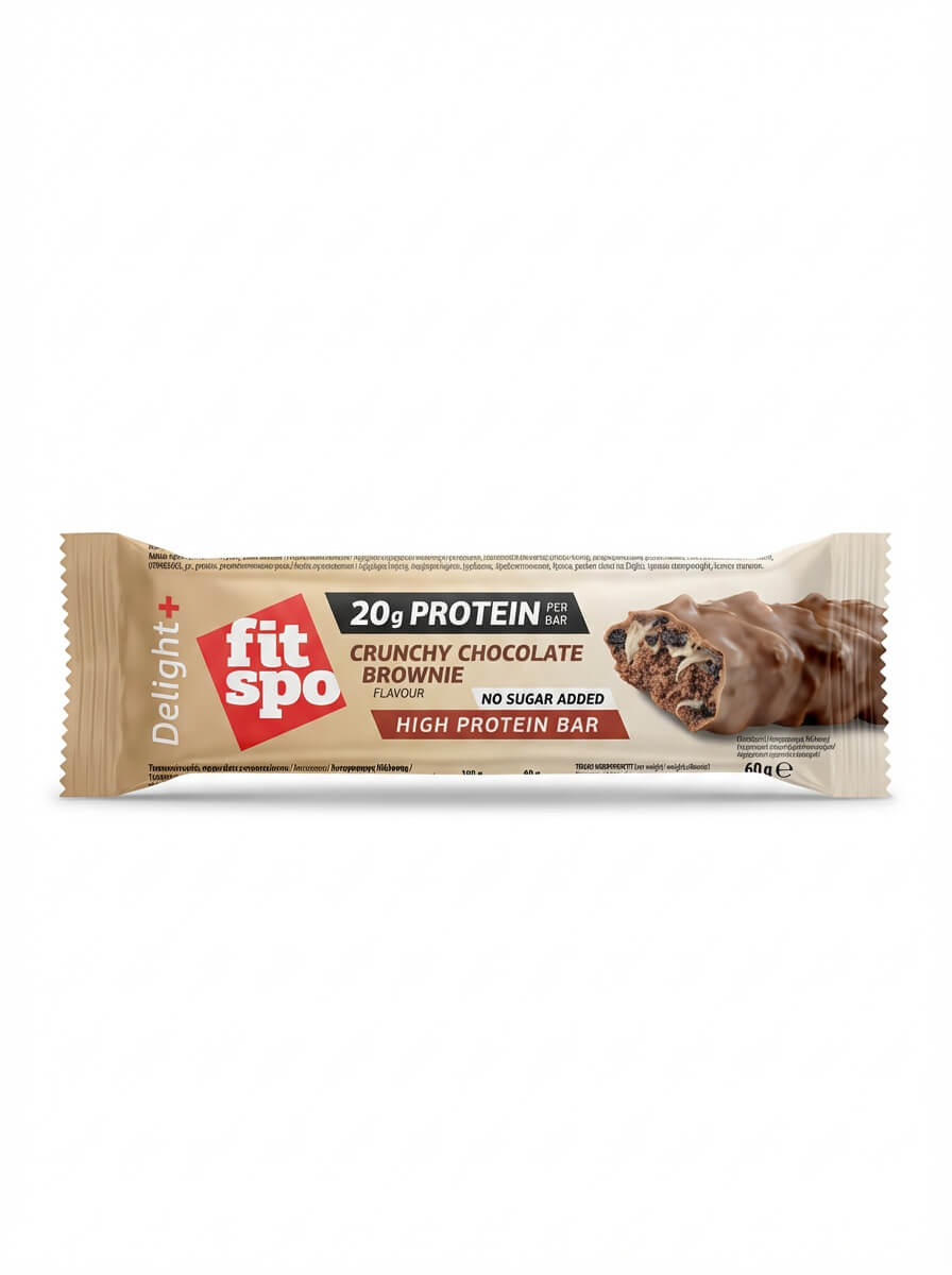 Fit Spo Delight+ Crunchy Chocolate Brownie High Protein Bar