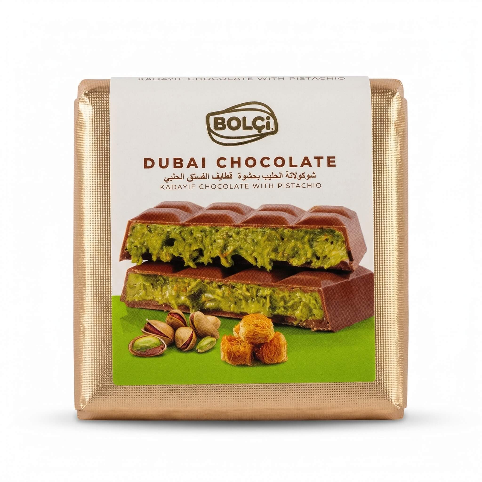 Bolci Dubai Chocolate Kadayif with Pistachio