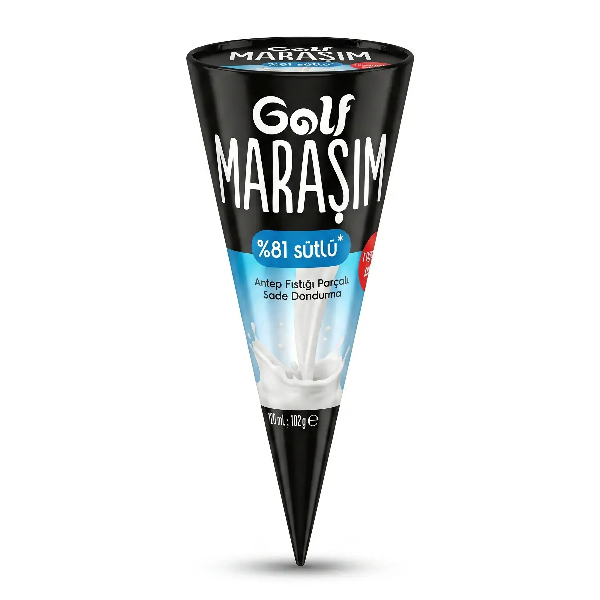 Golf Maraşım Pistachio & Plain Ice Cream Cone