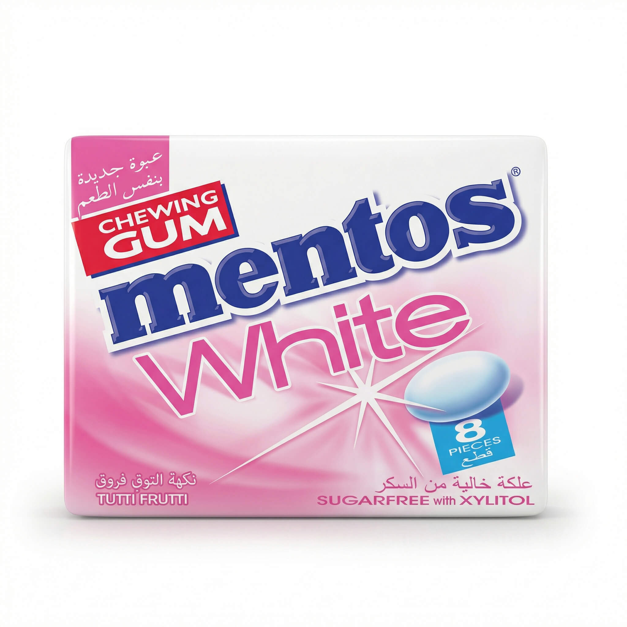 Mentos White Tutti Frutti Sugarfree Chewing Gum