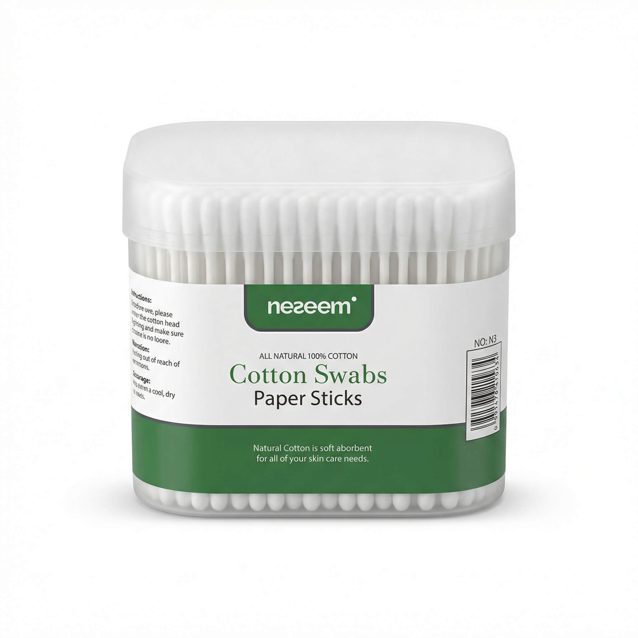 Nazeem Cotton Swabs Paper Sticks