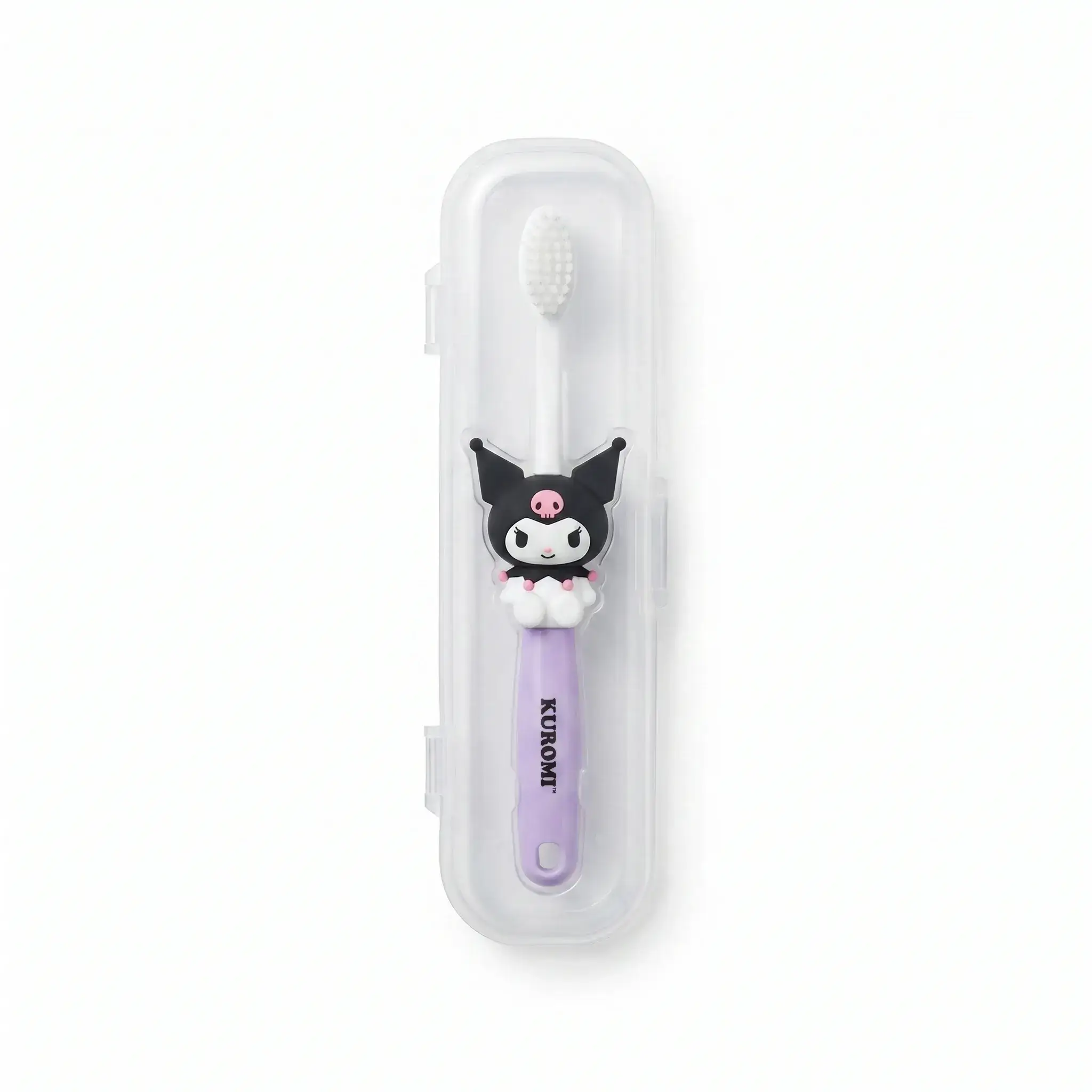 Kuromi Character Kids Toothbrush with Travel Case