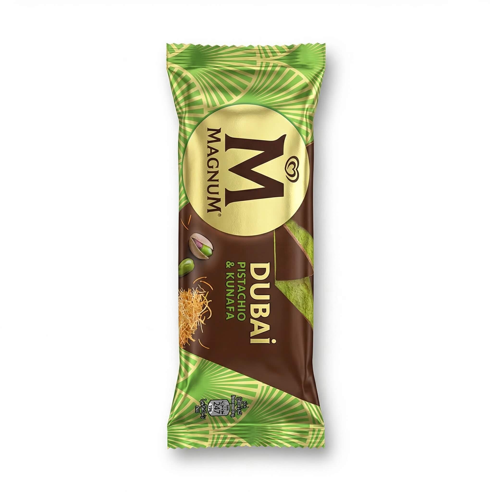 Magnum Dubai Pistachio & Kunafa Ice Cream
