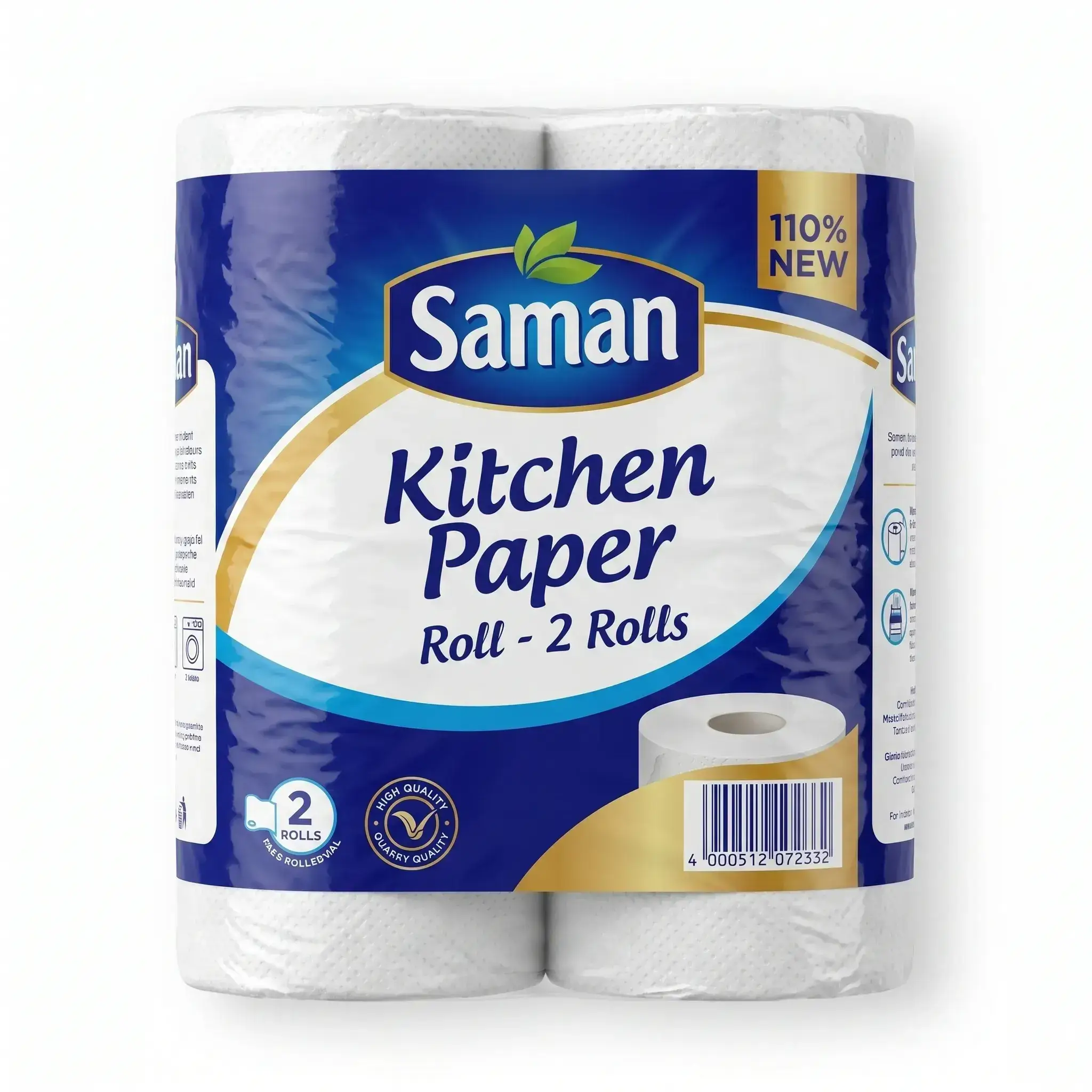 Saman Kitchen Paper Roll - 2 Rolls
