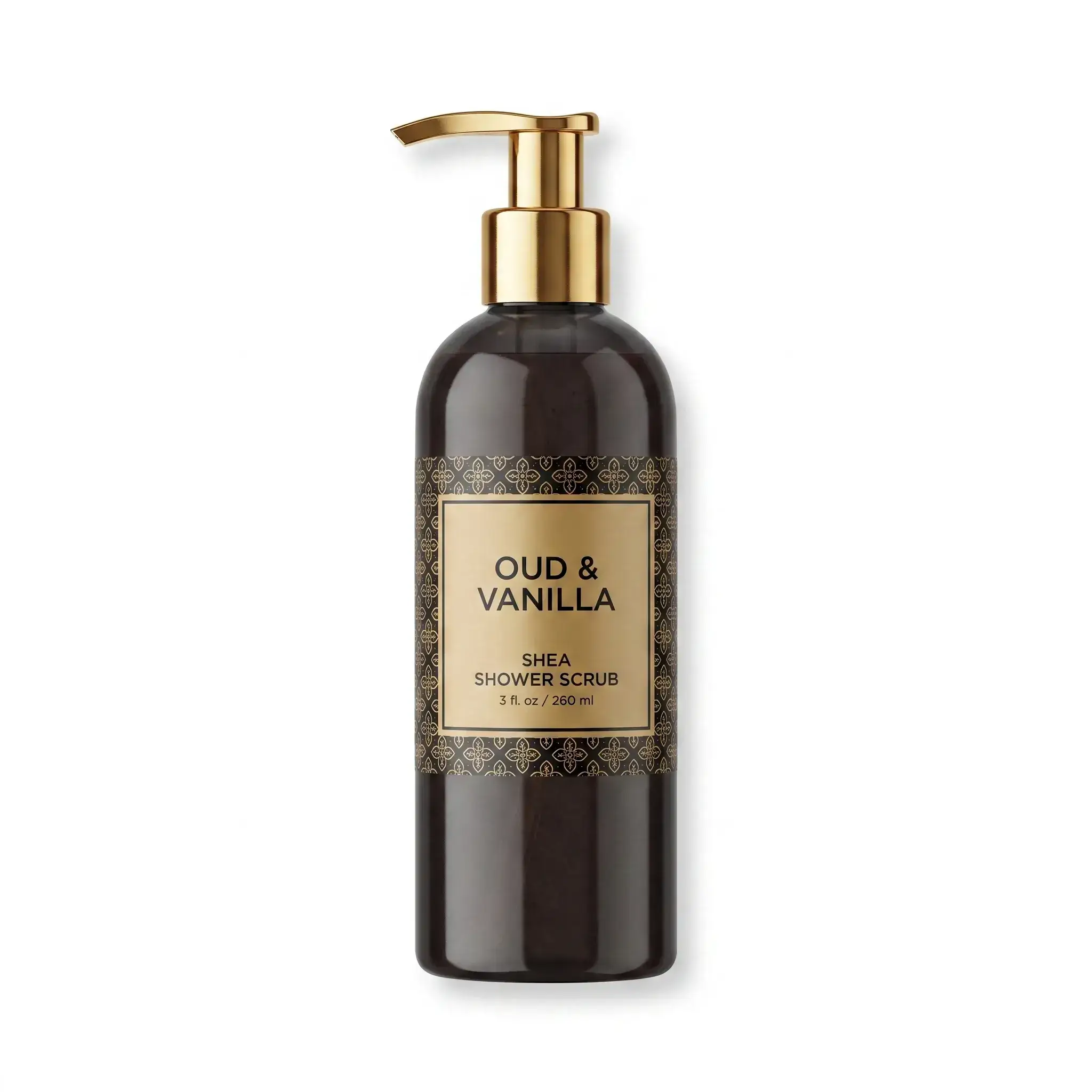 Oud & Vanilla Shea Shower Scrub