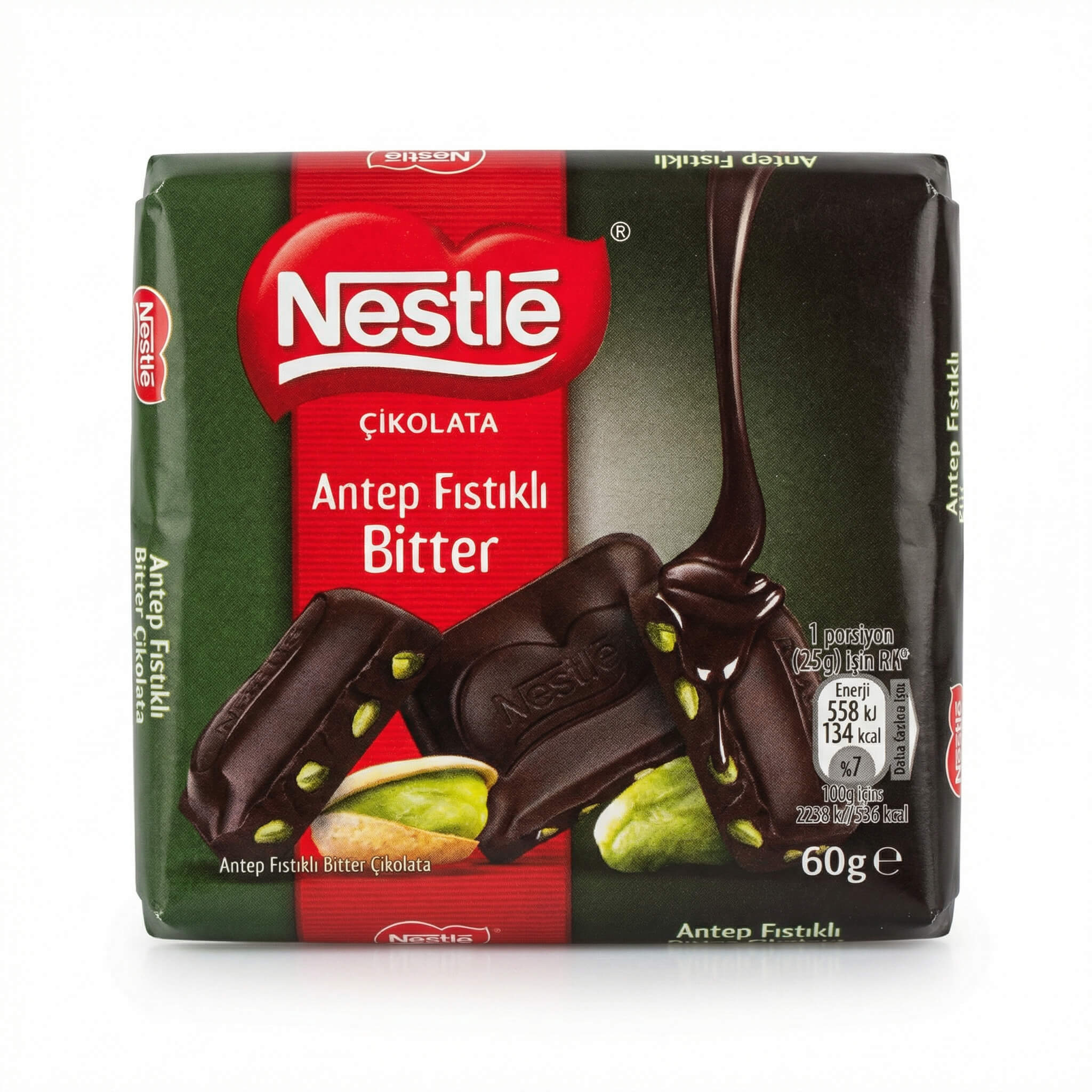 Nestle Bitter Dark Chocolate with Pistachio