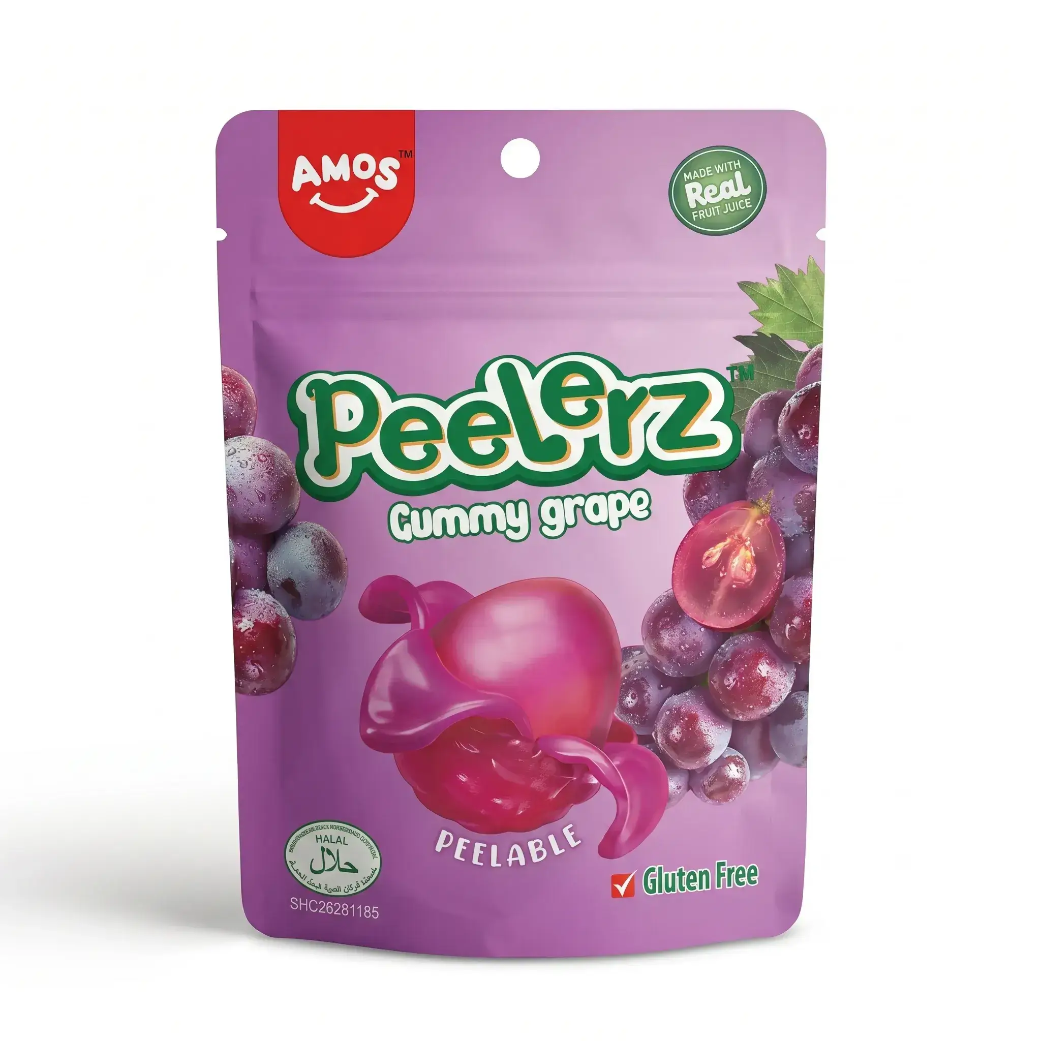Amos Peelerz Gummy Grape