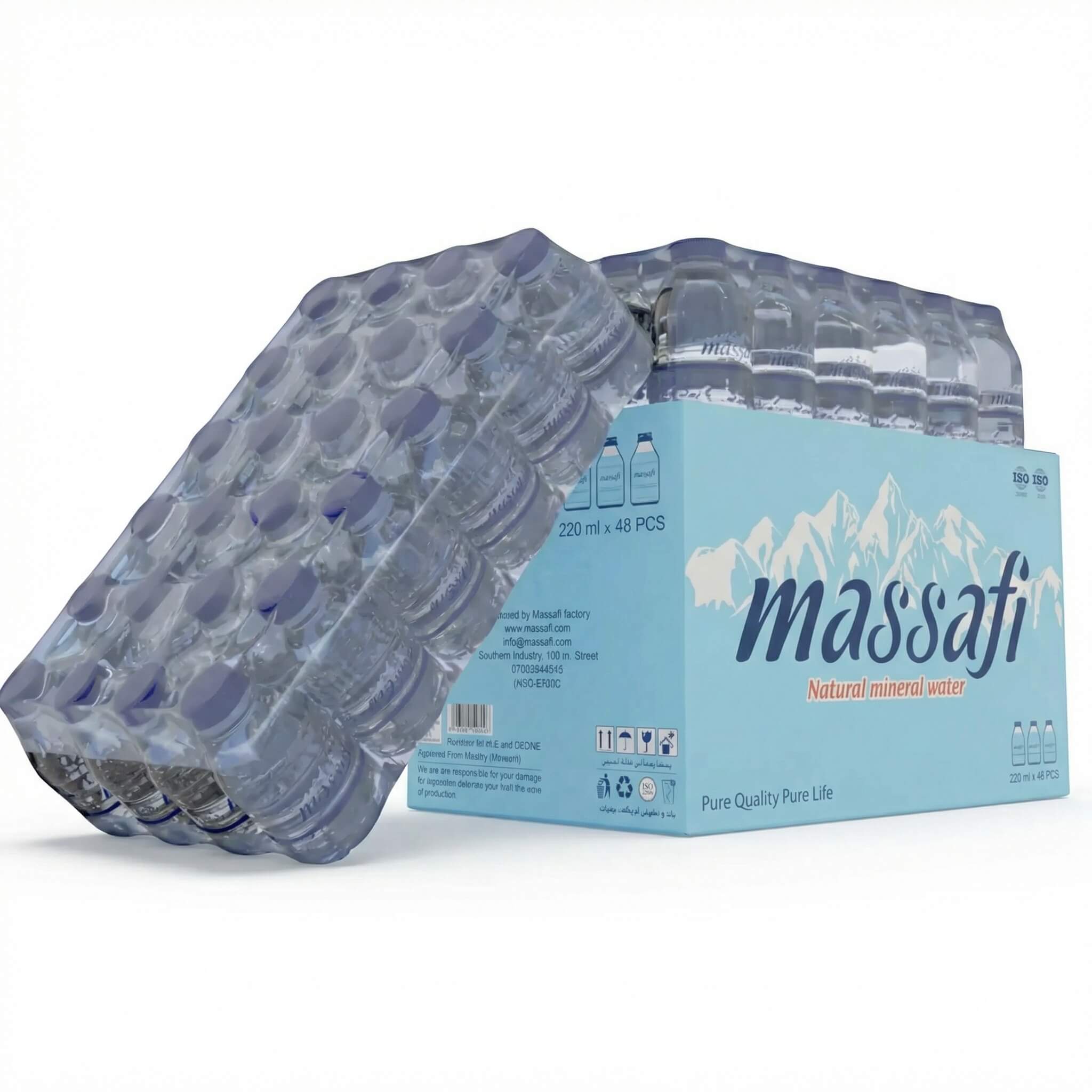 Massafi Natural Mineral Water 220ml x 48 Pieces