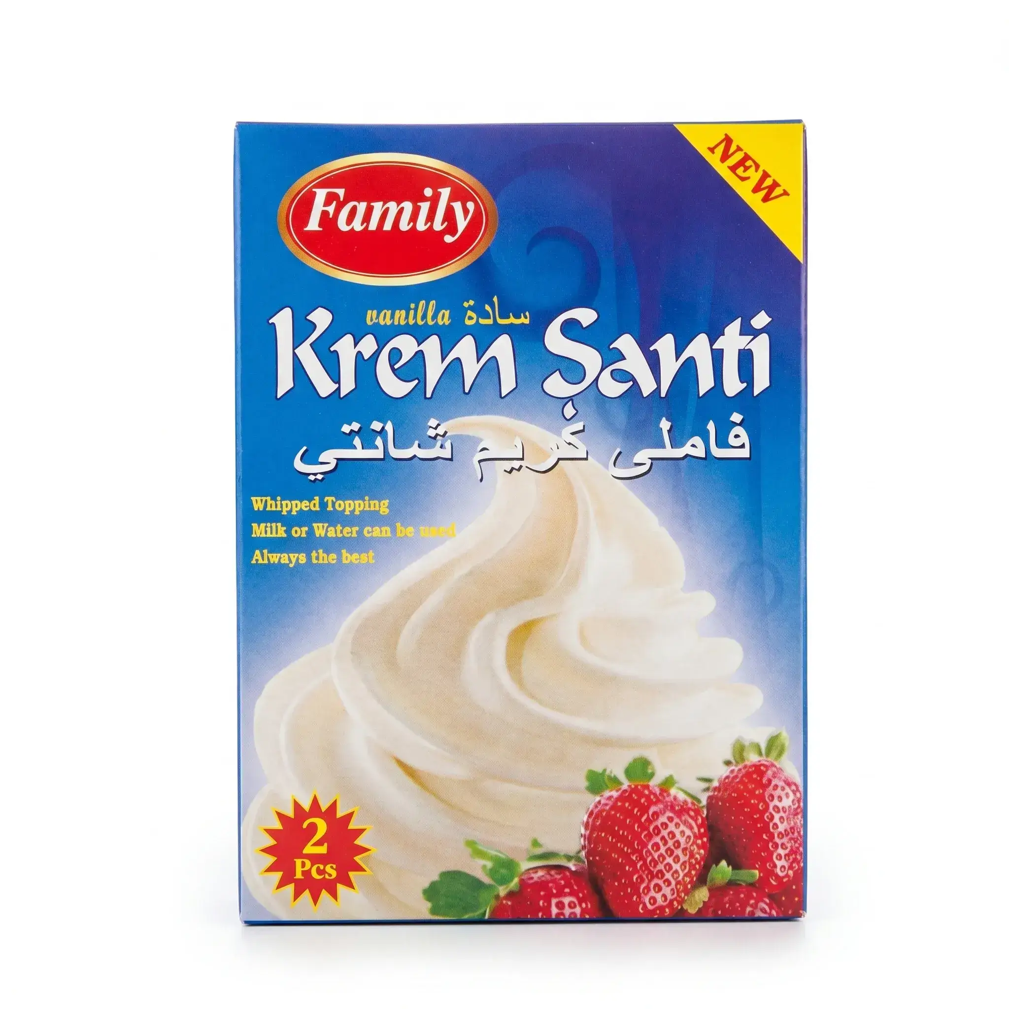 Family Vanilla Krem Santi Whipped Topping