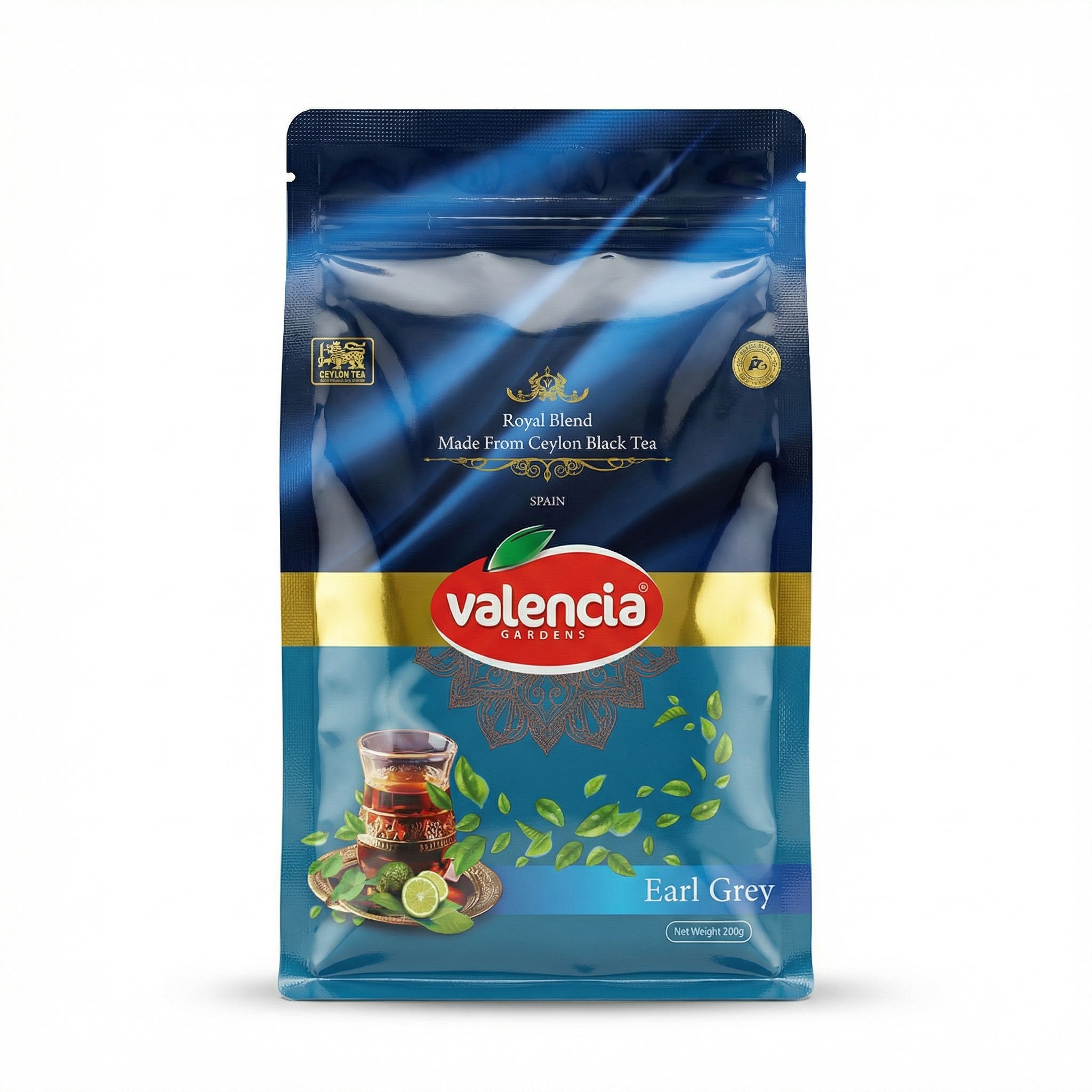 Valencia Gardens Earl Grey Royal Blend Ceylon Black Tea