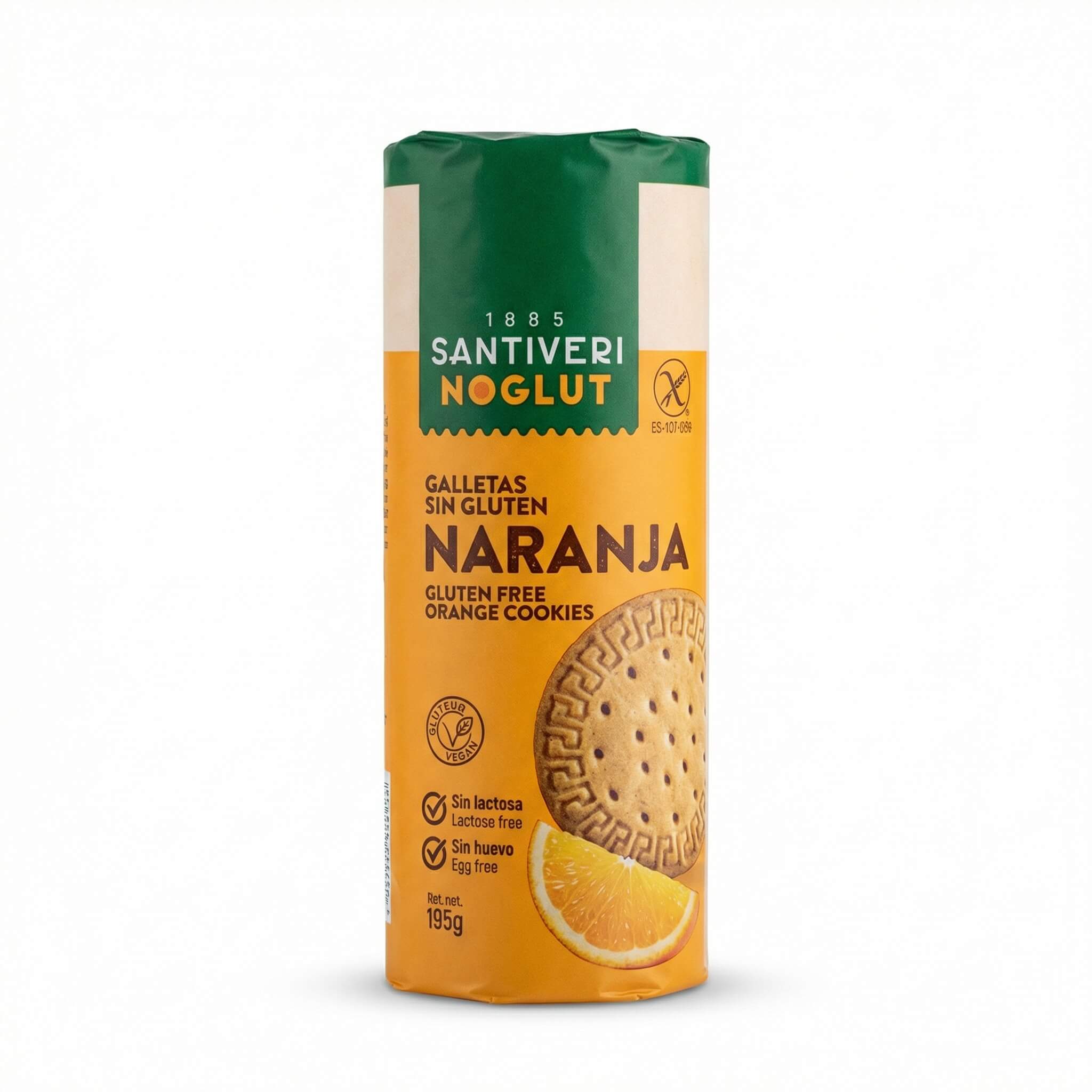 Santiveri Noglut Gluten Free Orange Cookies