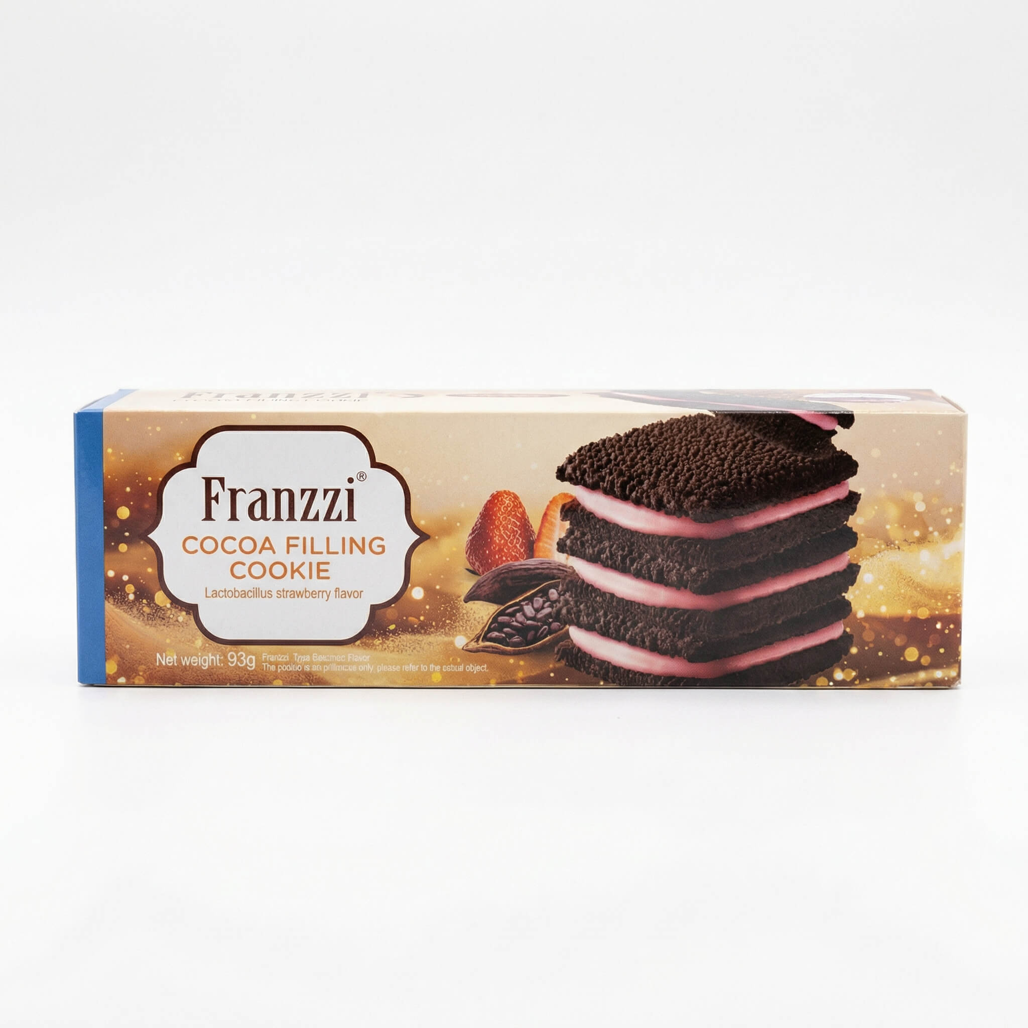 Franzzi Cocoa Filling Cookie Lactobacillus Strawberry Flavor