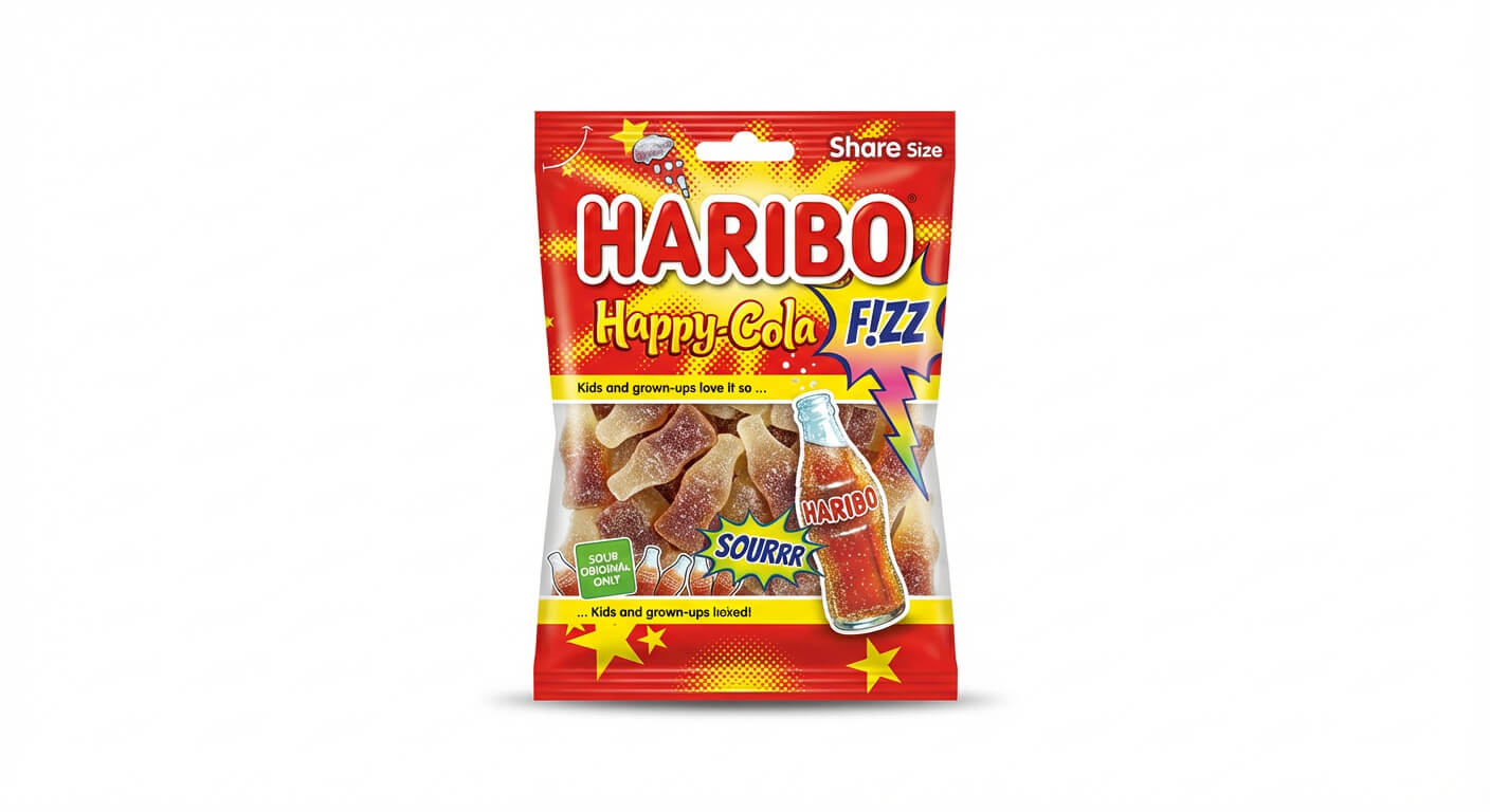 Haribo Happy-Cola Fizz Gummy Candy