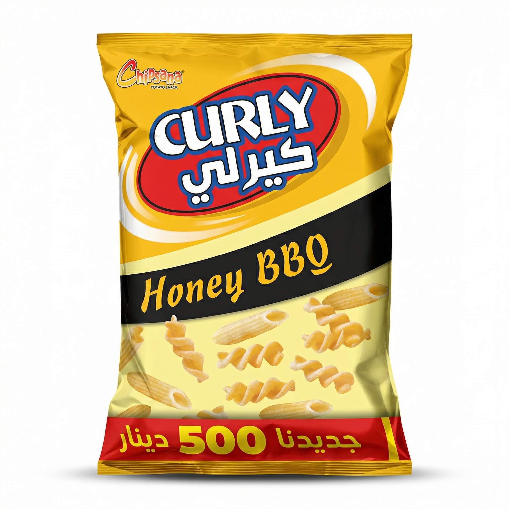 Curly Honey BBQ Potato Snacks