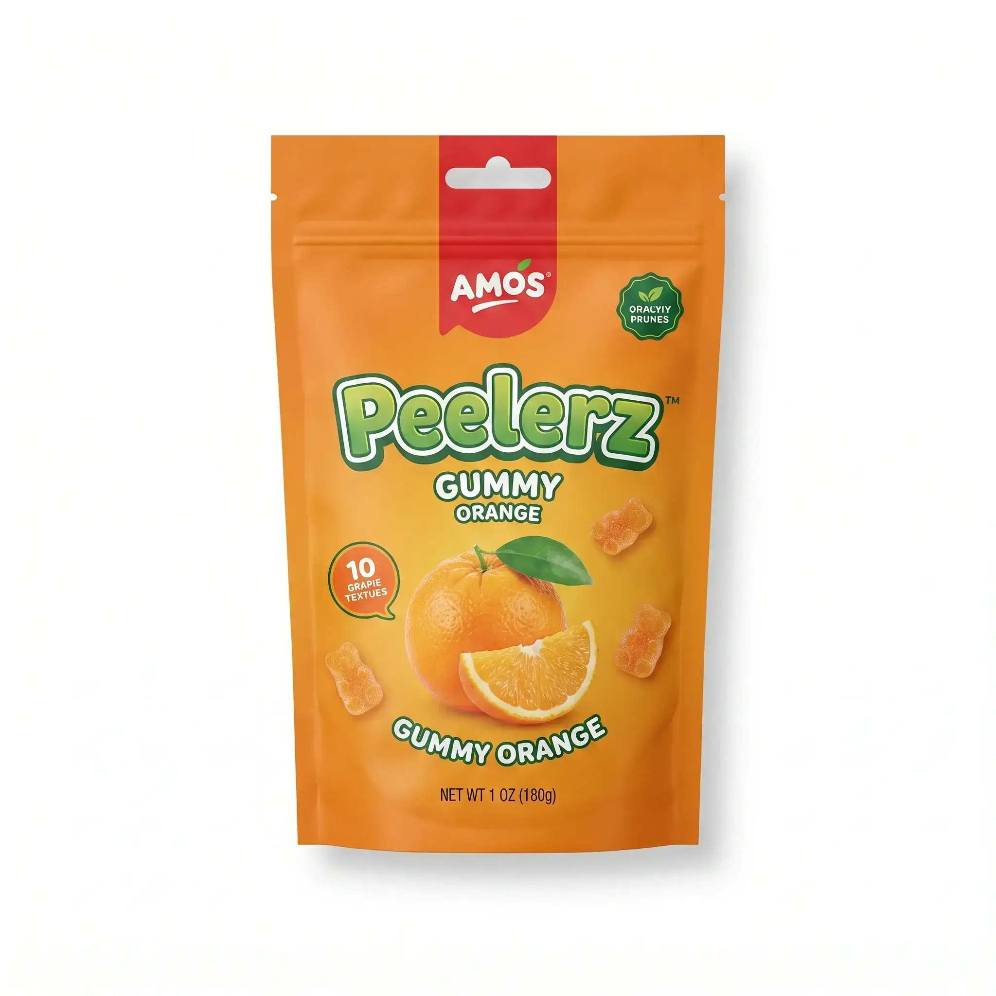 Amos Peelerz Gummy Orange
