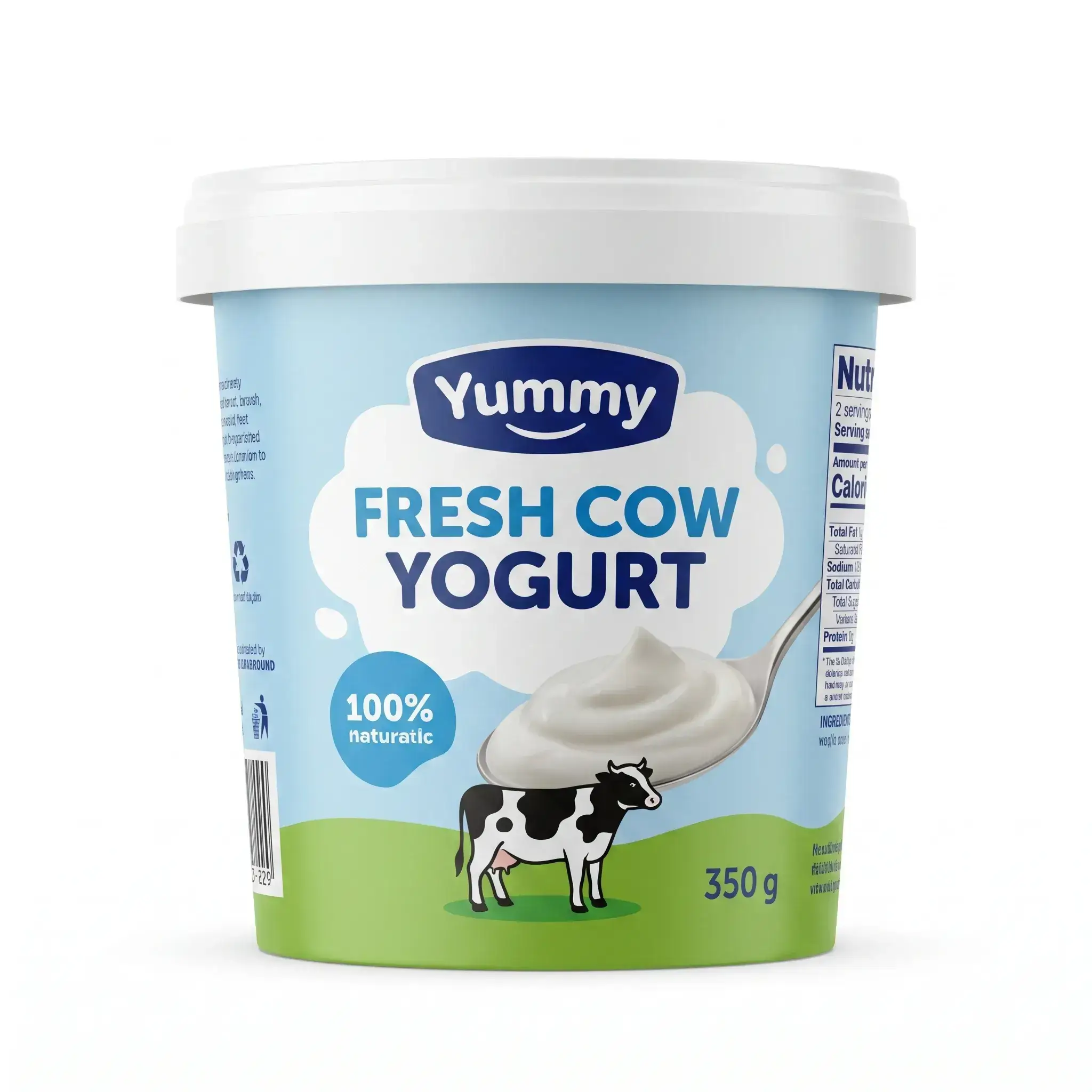 Yummy Fresh Cow Yogurt