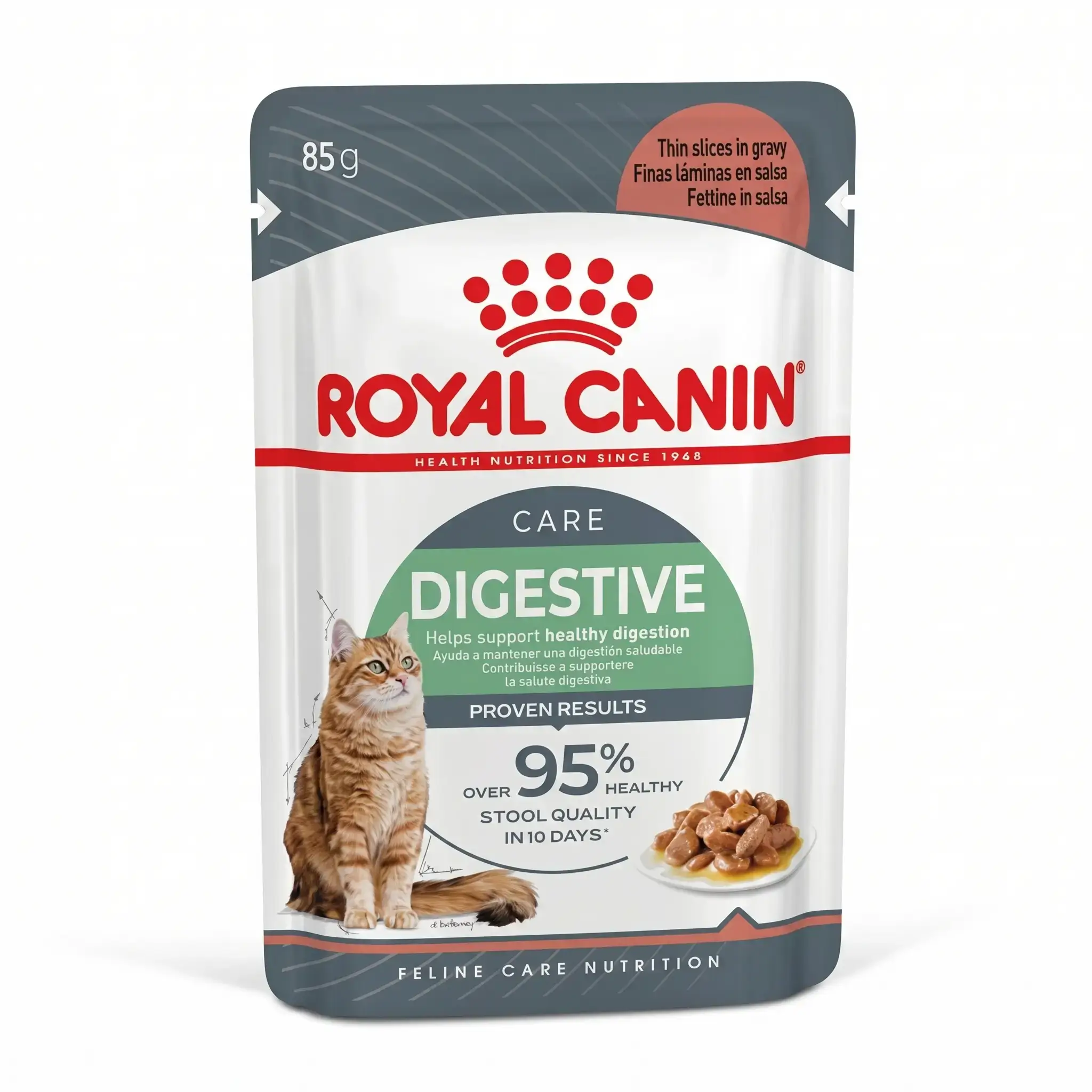 Royal Canin Digestive Care Wet Cat Food Thin Slices in Gravy