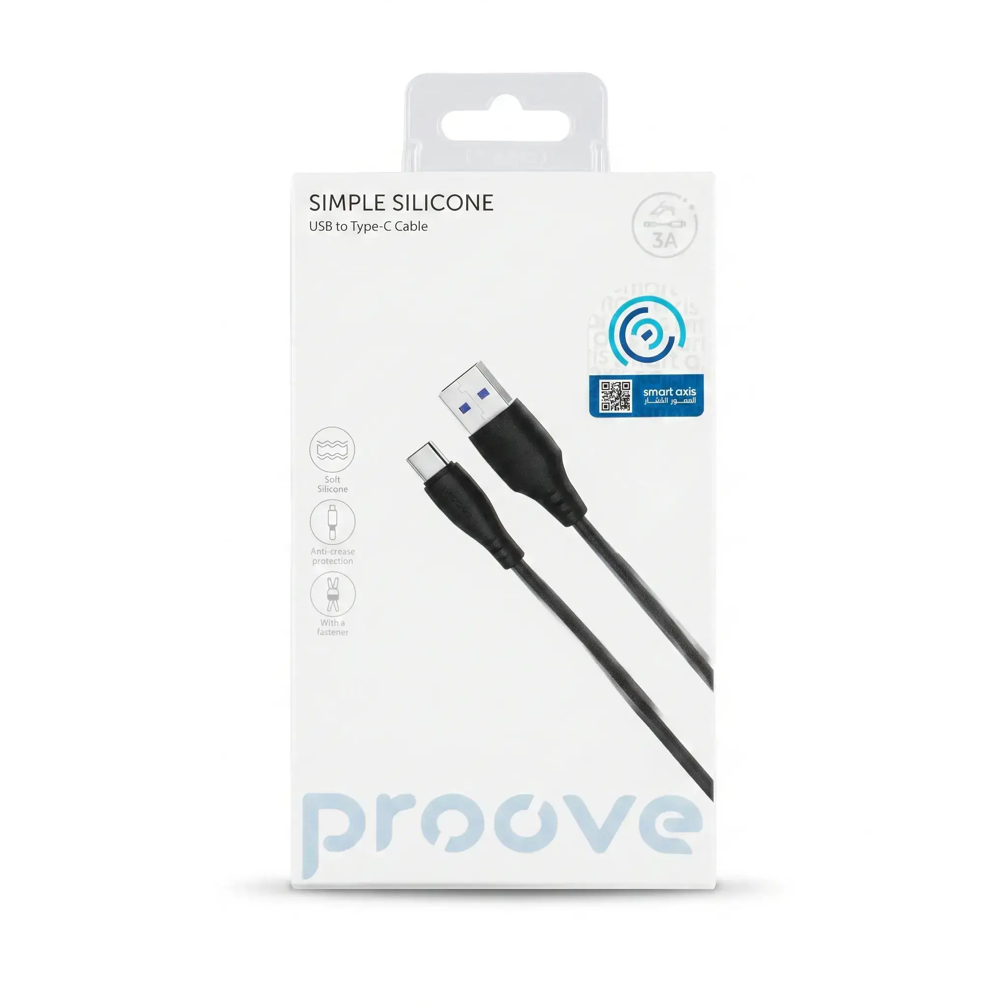 Proove Simple Silicone USB to Type-C Cable - 3A
