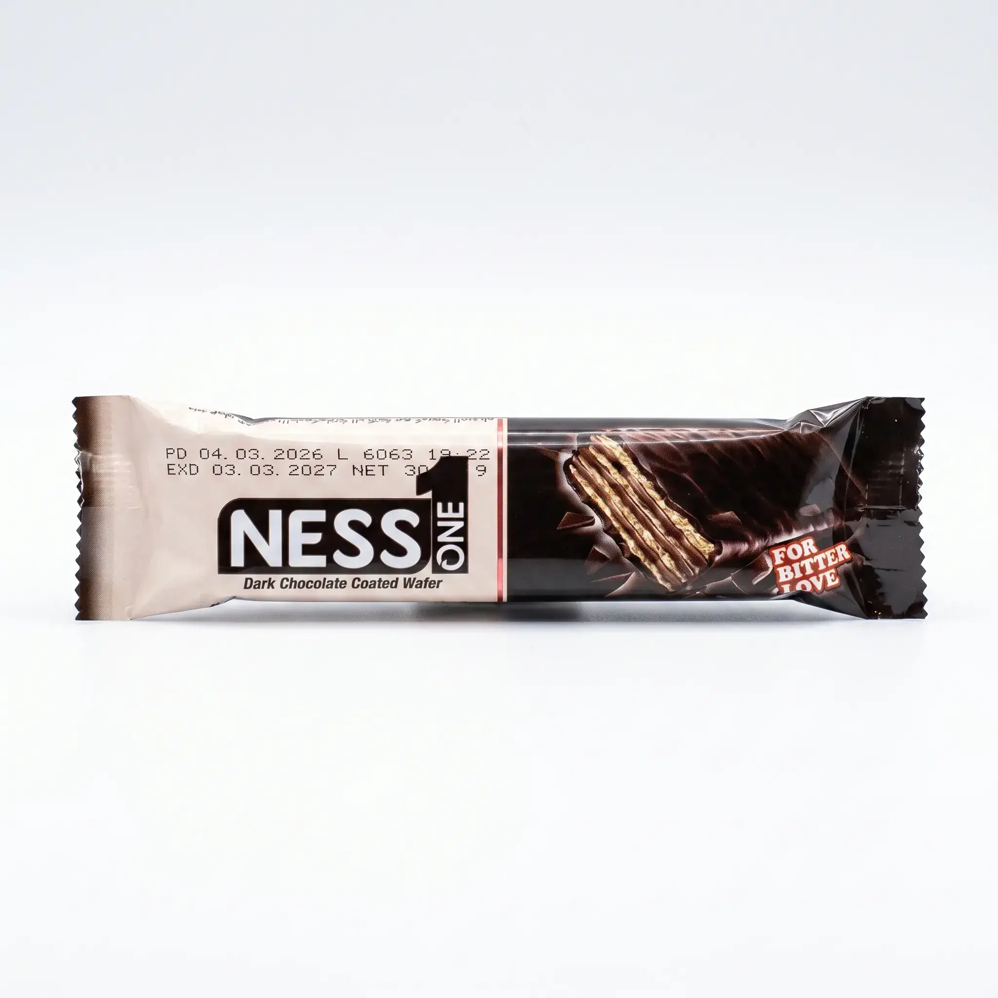 Ness One Dark Chocolate Coated Wafer (144 pcs)