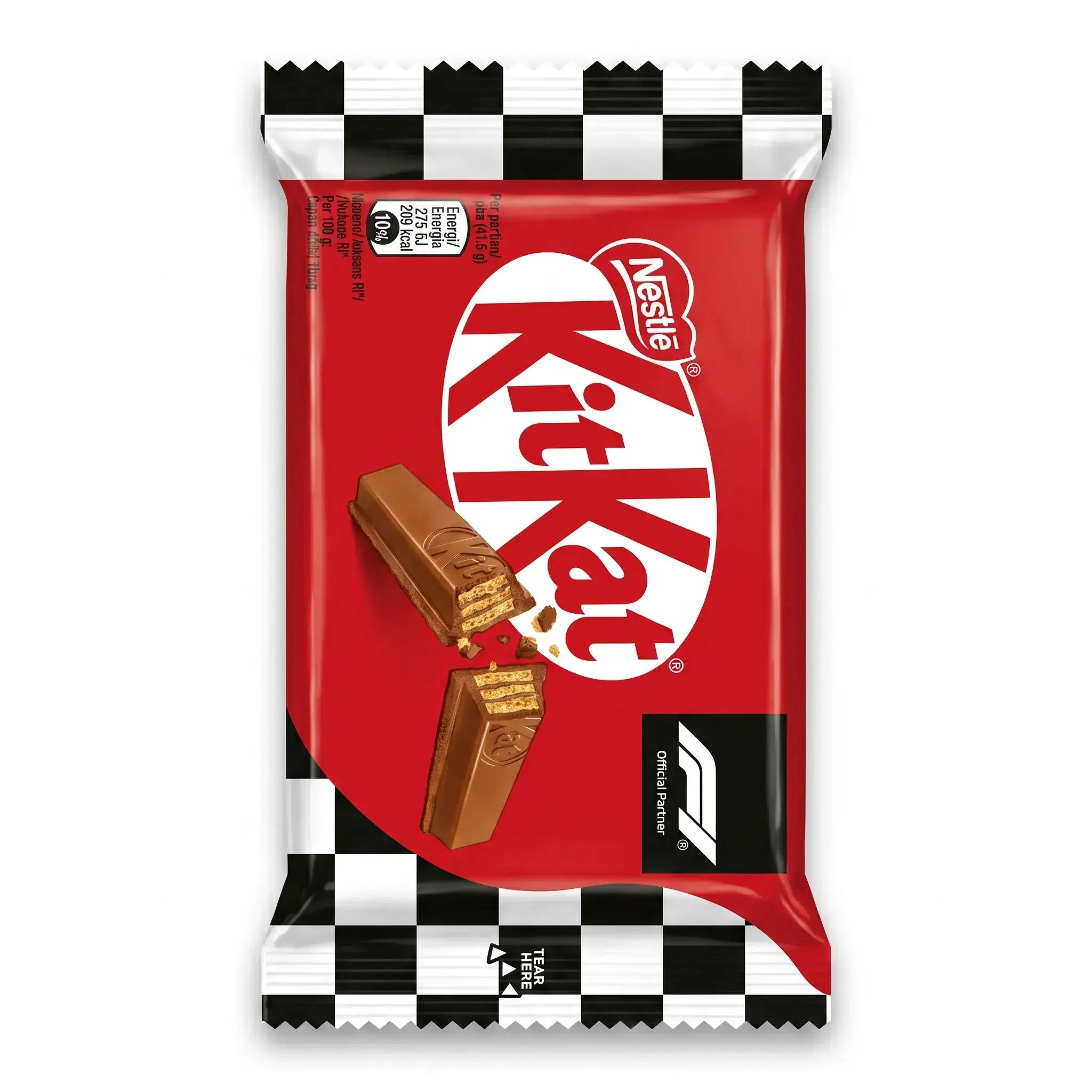 Nestle KitKat 2 Finger Milk Chocolate Bar F1 Edition