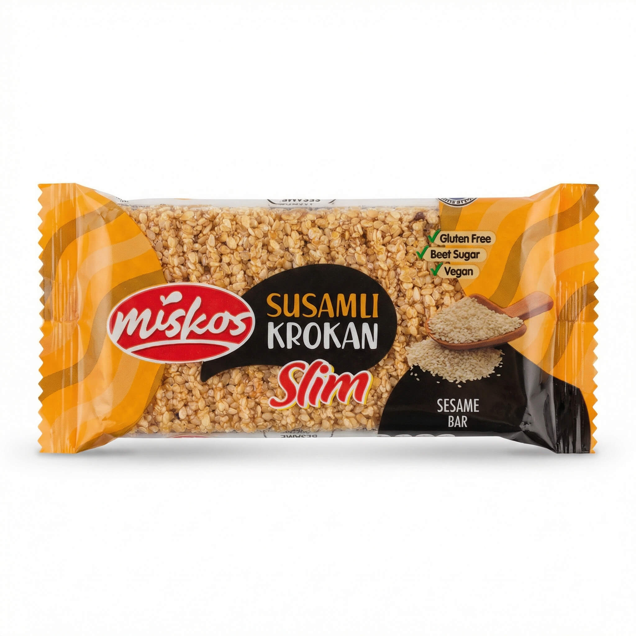 Miskos Susamli Krokan Slim Sesame Bar