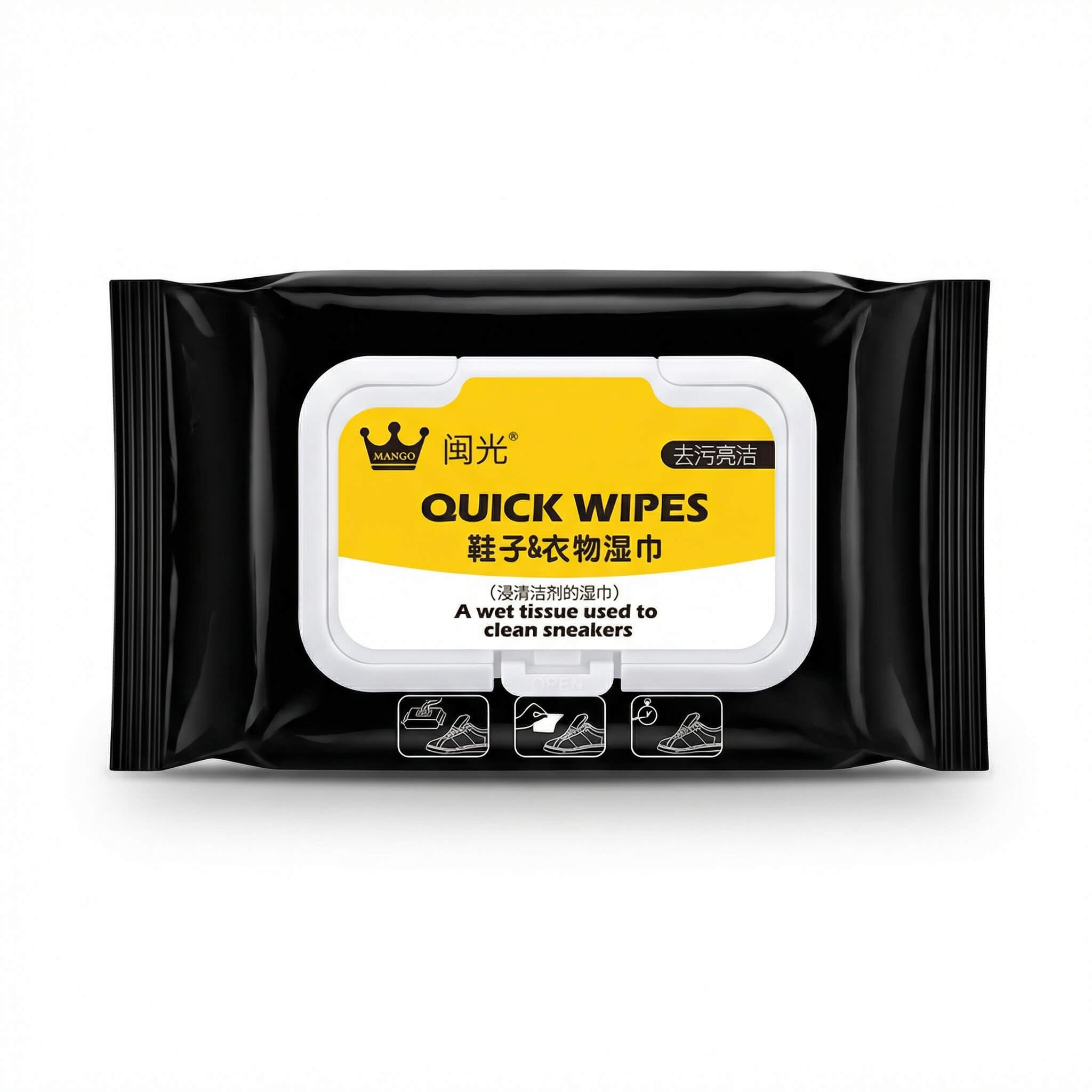 Mango Quick Wipes for Sneakers and Clothes