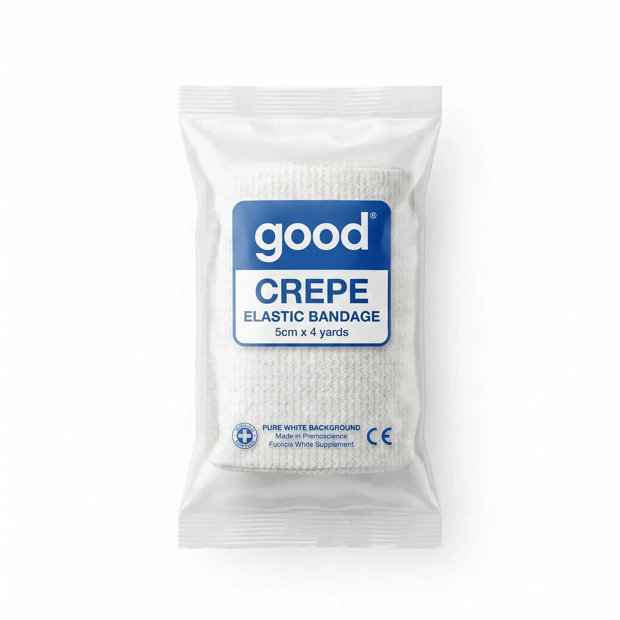 Good Crepe Elastic Bandage 5cm x 4 Yards