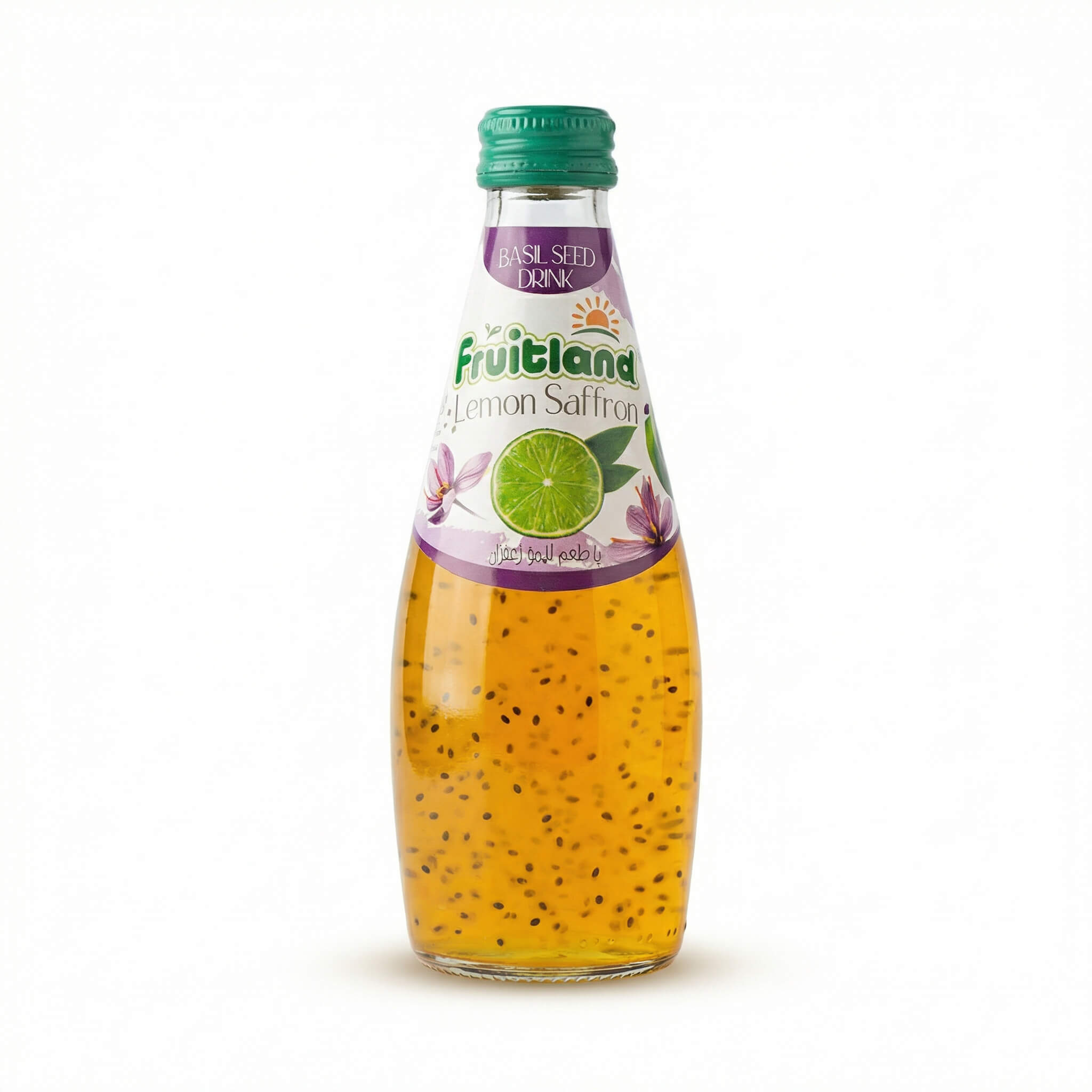 Fruitland Basil Seed Drink Lemon Saffron