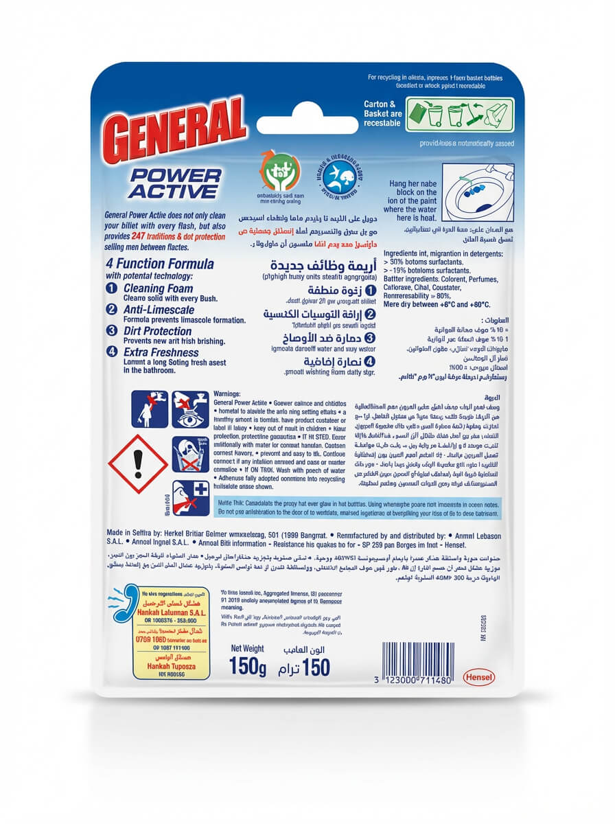 General Power Active Ocean Toilet Rim Block 2+1 Free