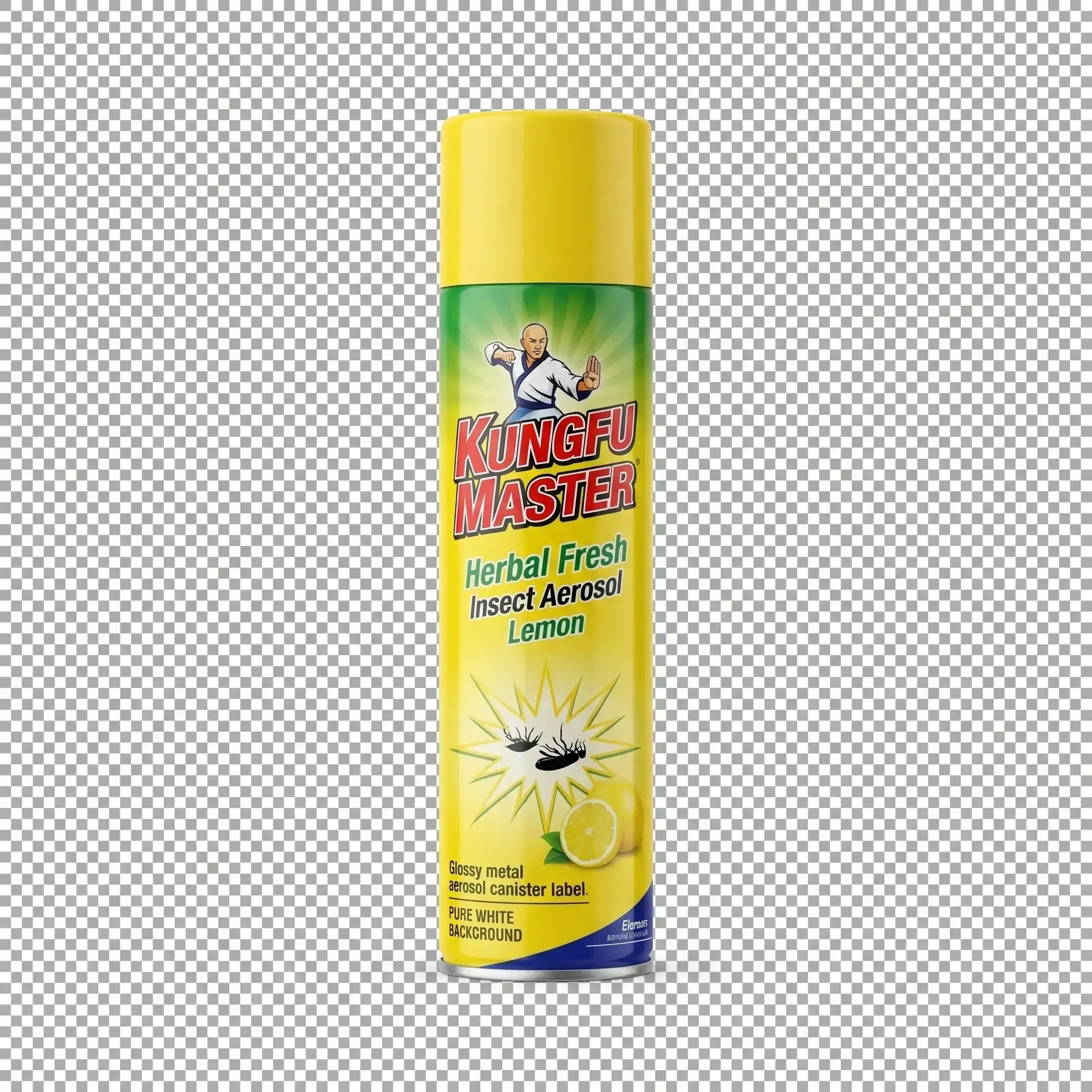 Kungfu Master Herbal Fresh Insect Aerosol Lemon