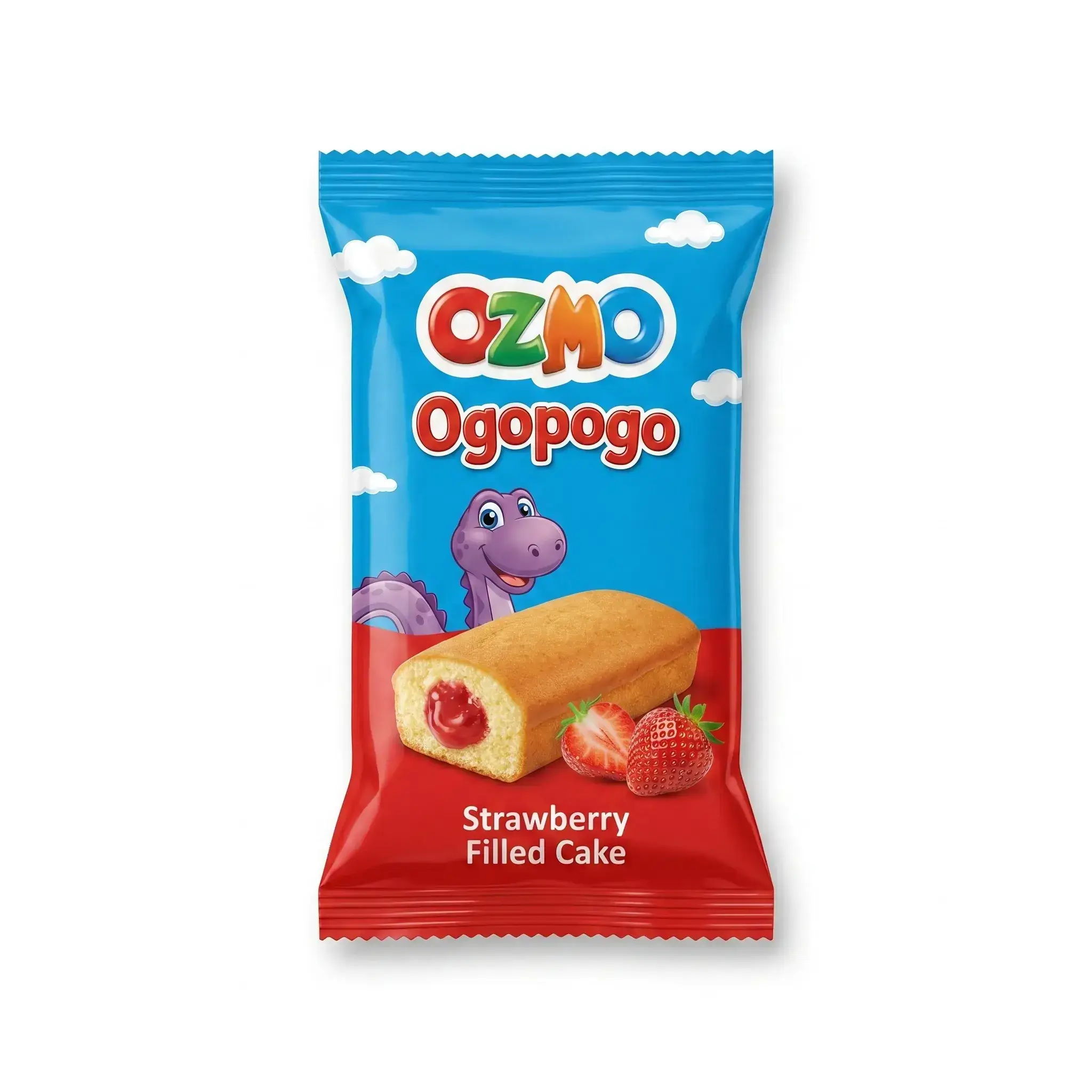 Ozmo Ogopogo Strawberry Filled Cake