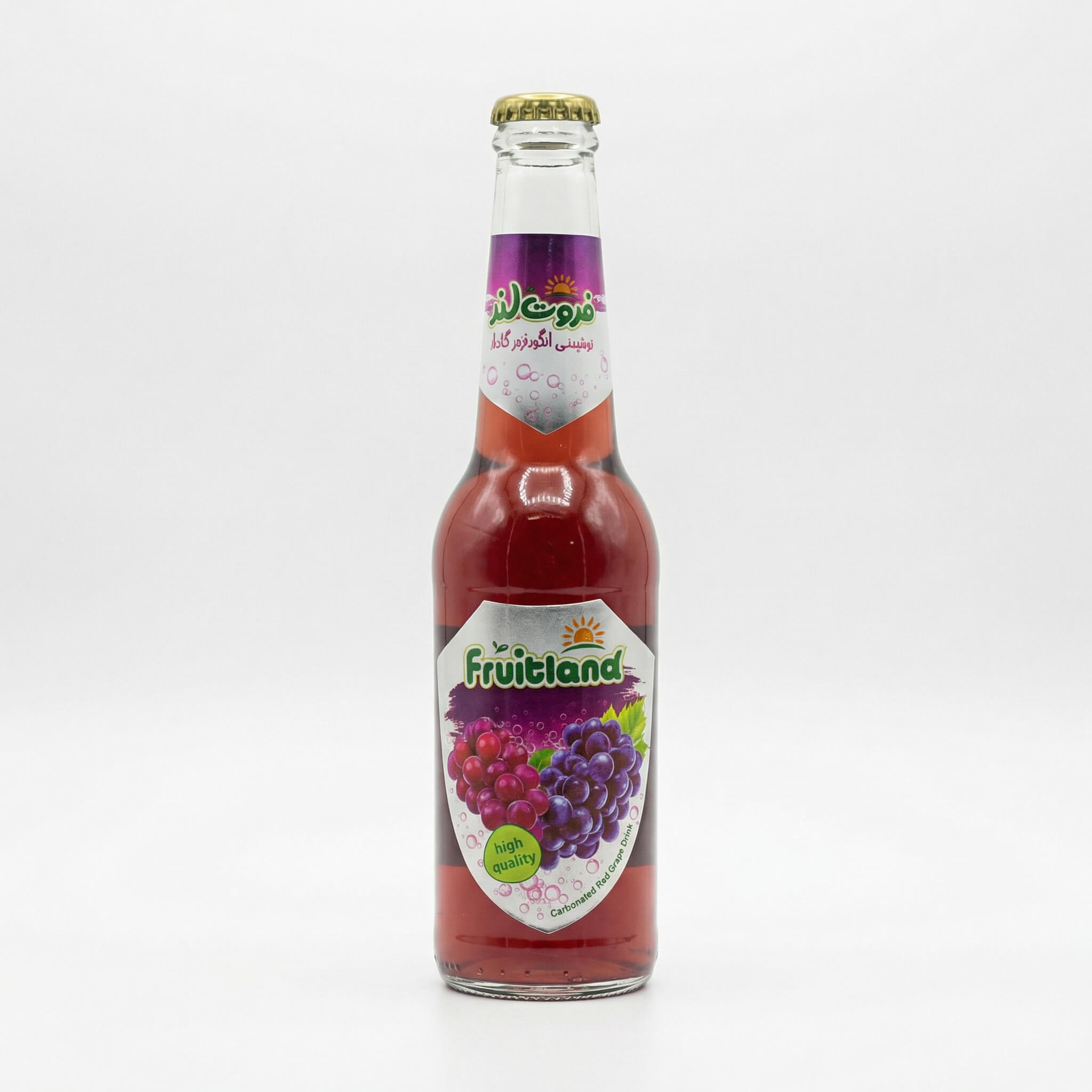Fruitland Carbonated Red Grape Drink