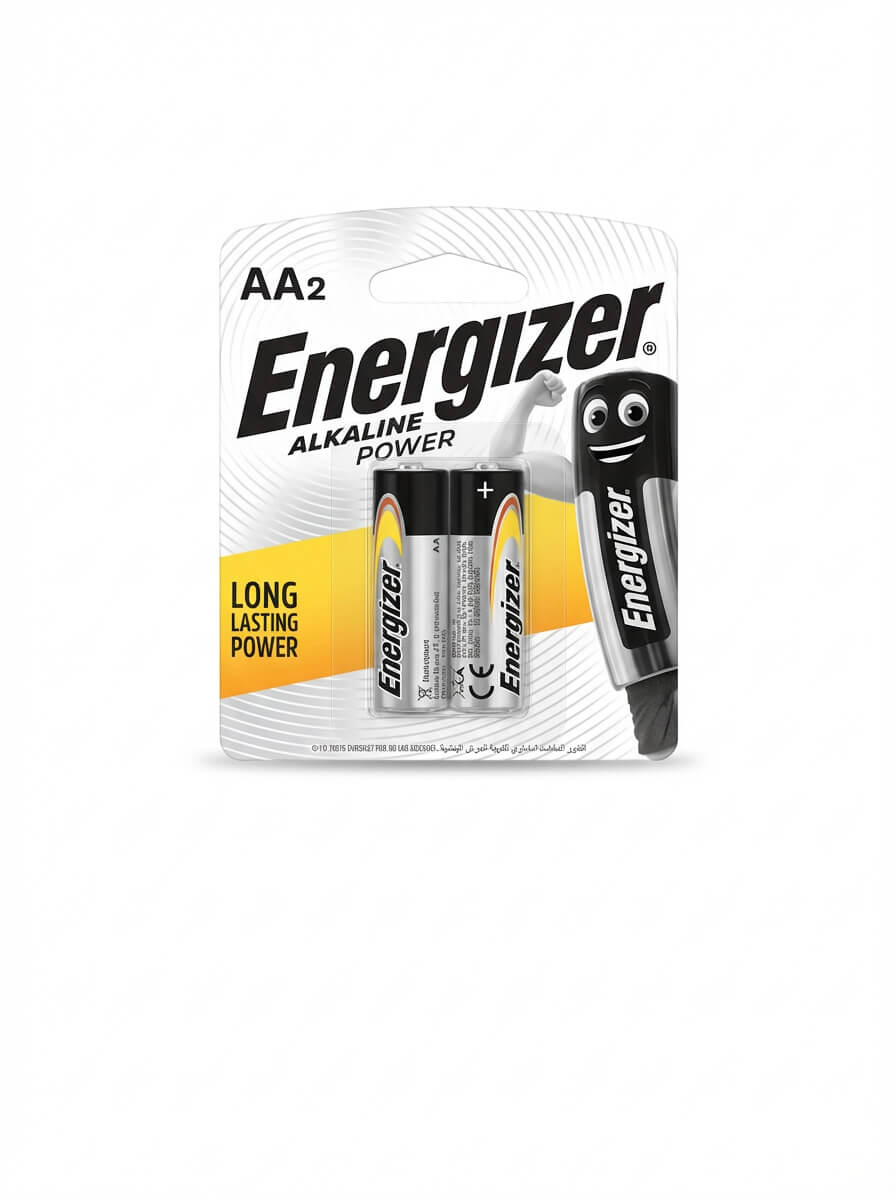 Energizer Alkaline Power AA Batteries 2-Pack