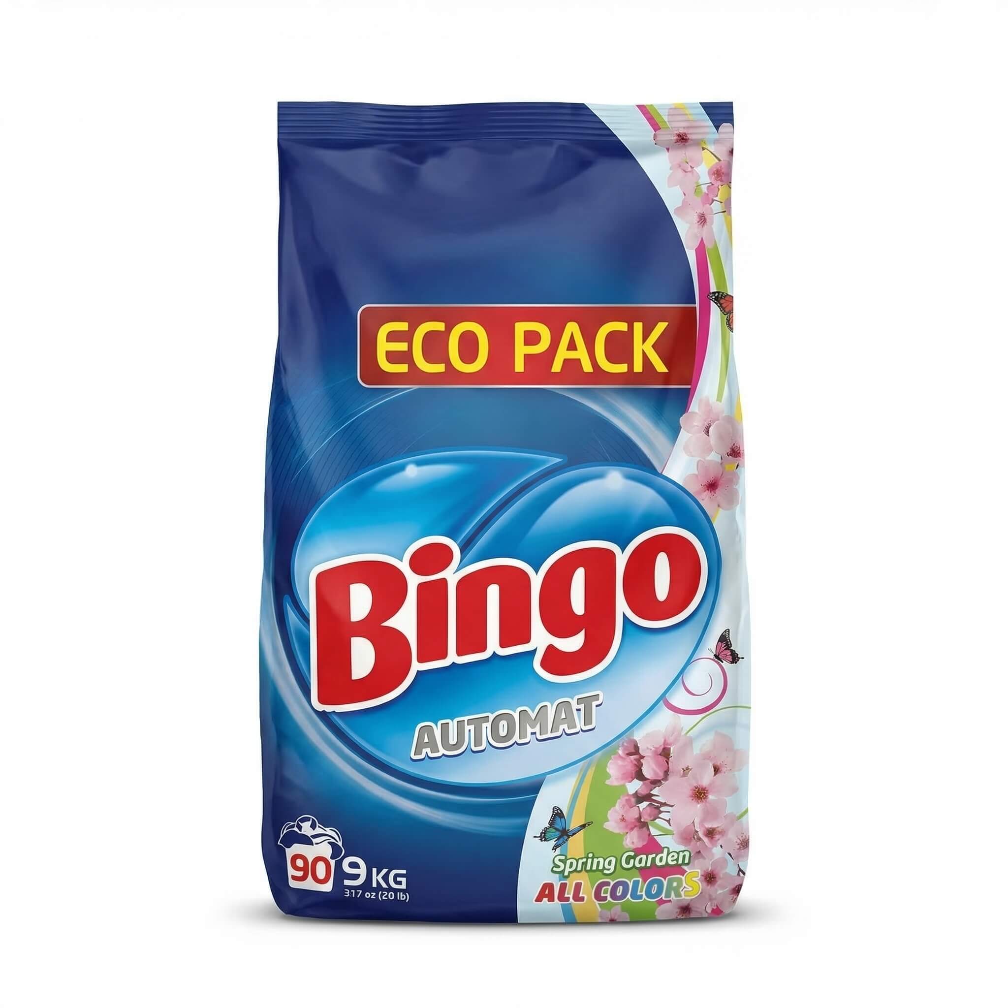 Bingo Automat Spring Garden Laundry Detergent Powder for All Colors