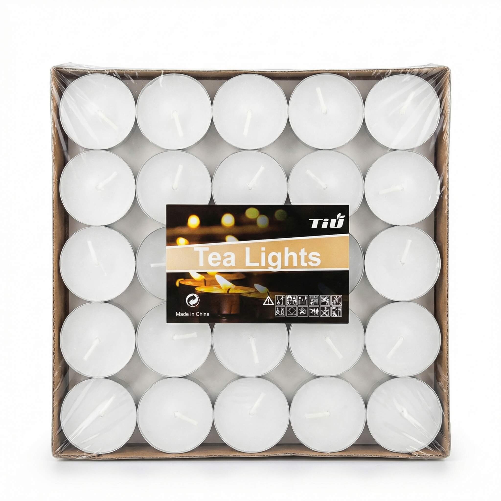 Tiu Tea Light Candles - 25 Pieces
