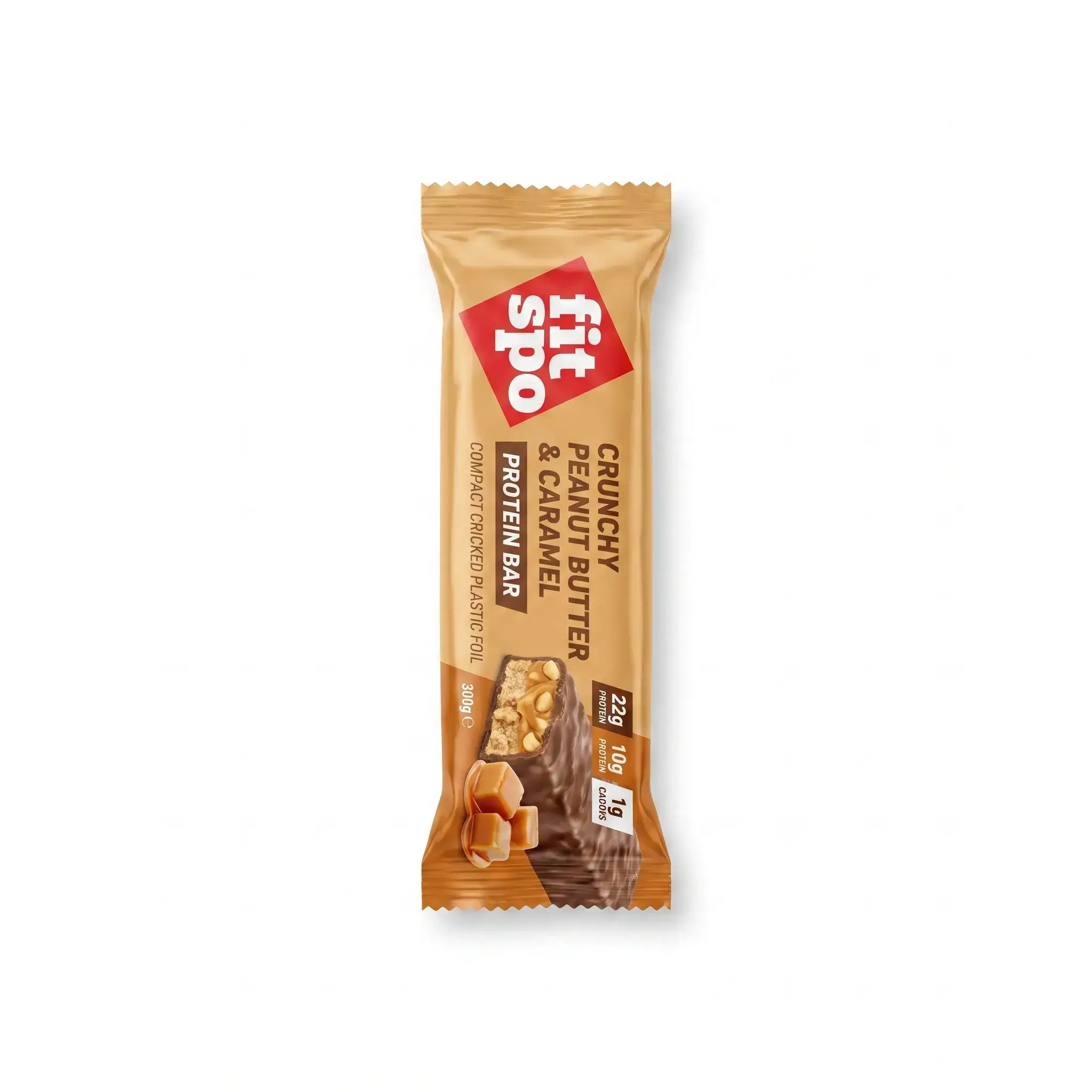 Fit Spo Crunchy Peanut Butter & Caramel Protein Bar