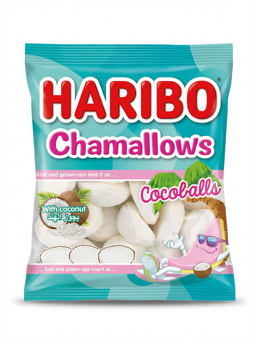 Haribo Chamallows Cocoballs with Coconut