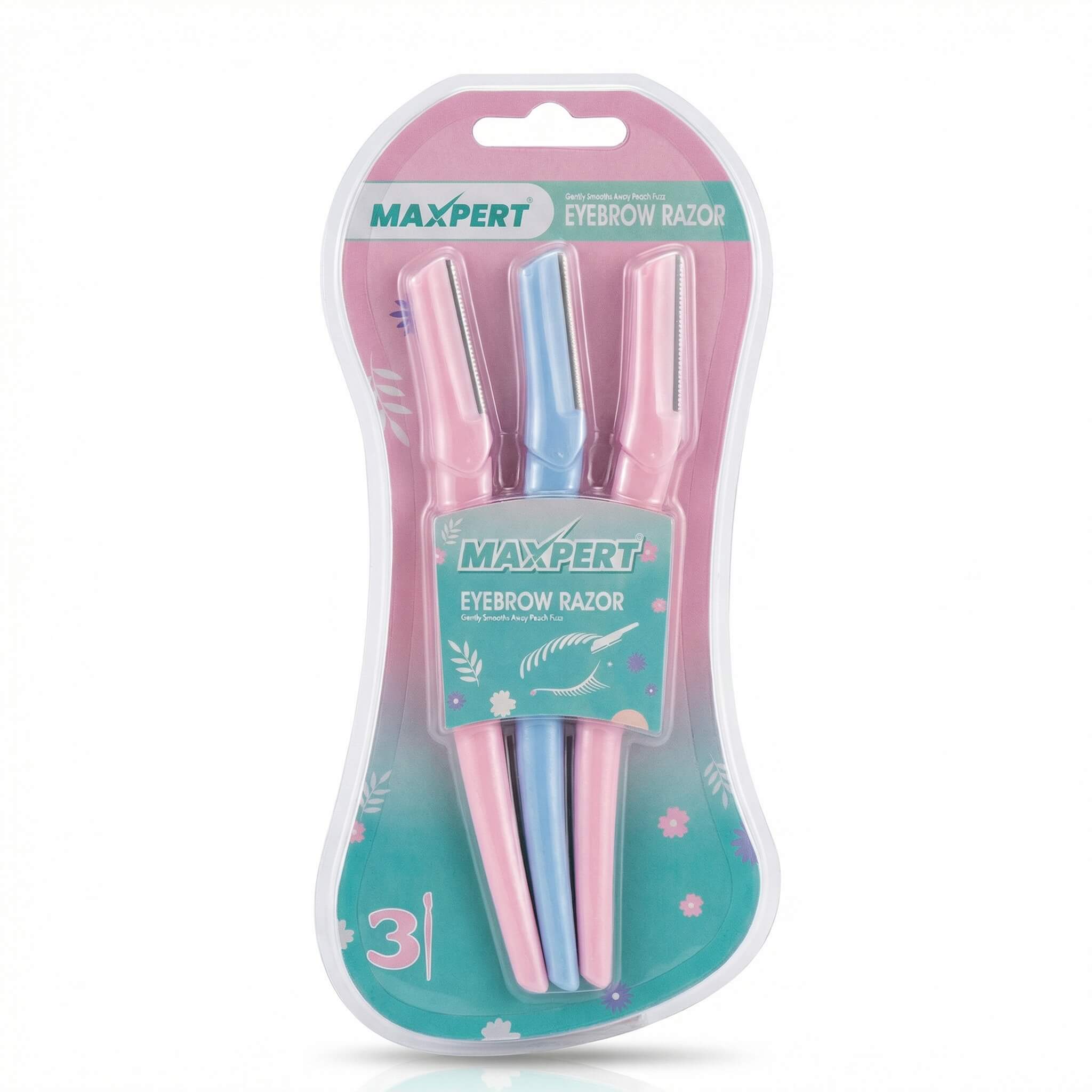 Maxpert Eyebrow Razor 3 Pieces