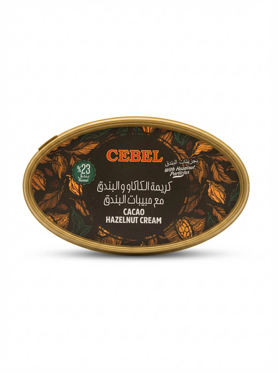 Cebel Cacao Hazelnut Cream with Hazelnut Particles