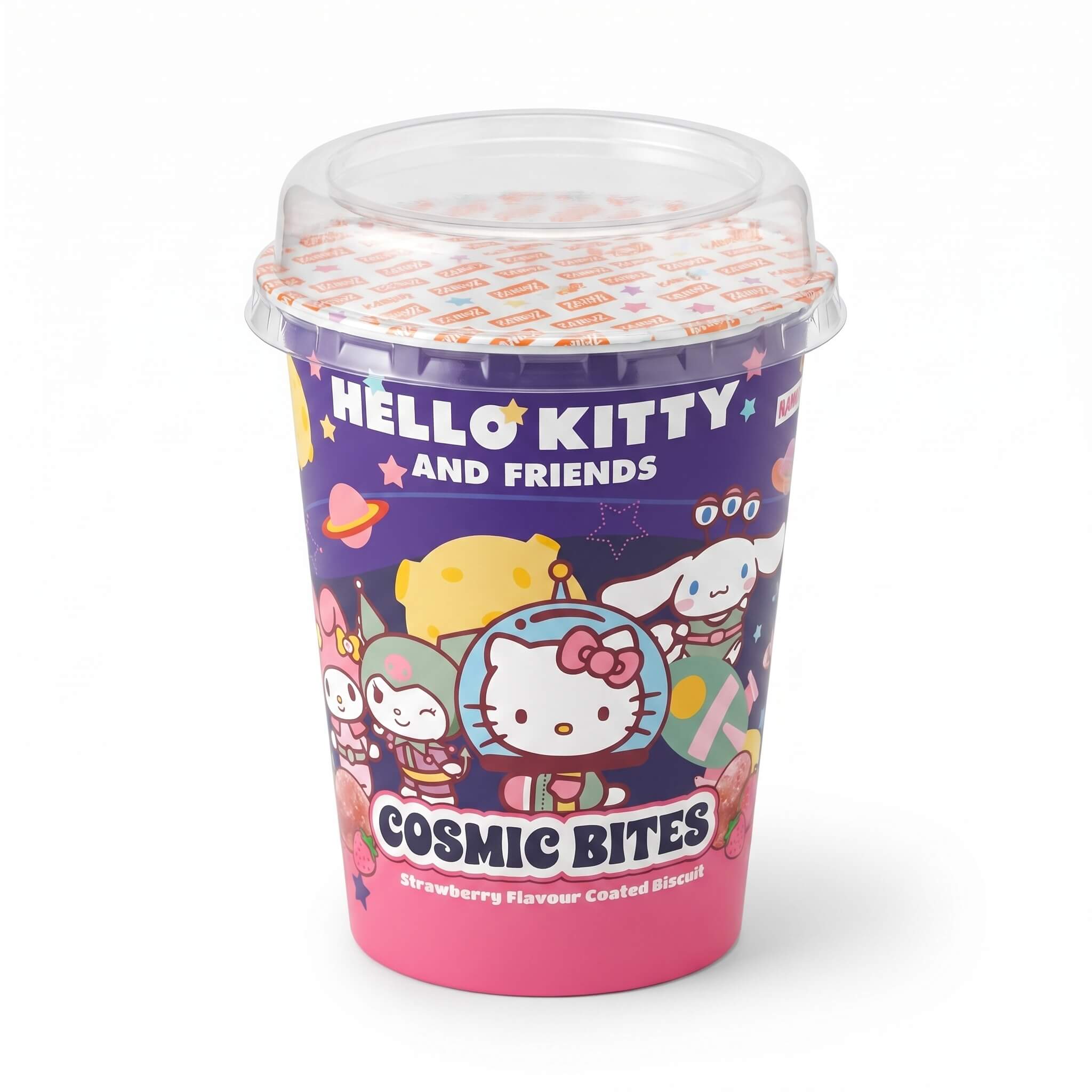 Hello Kitty Cosmic Bites Strawberry Coated Biscuits