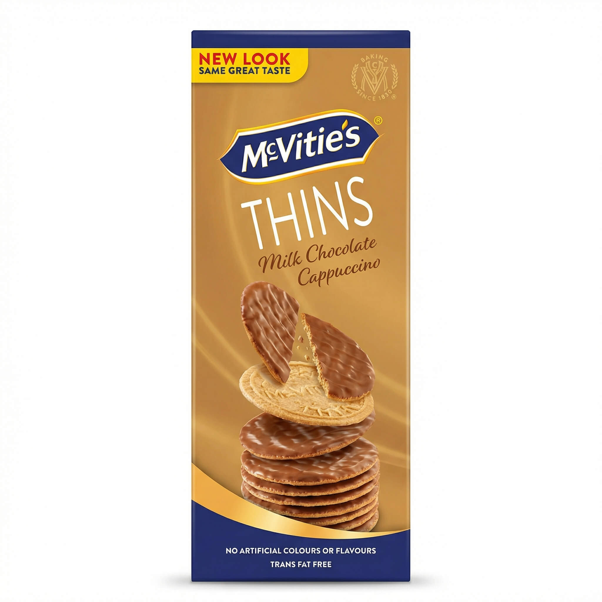 McVitie's Thins Milk Chocolate Cappuccino