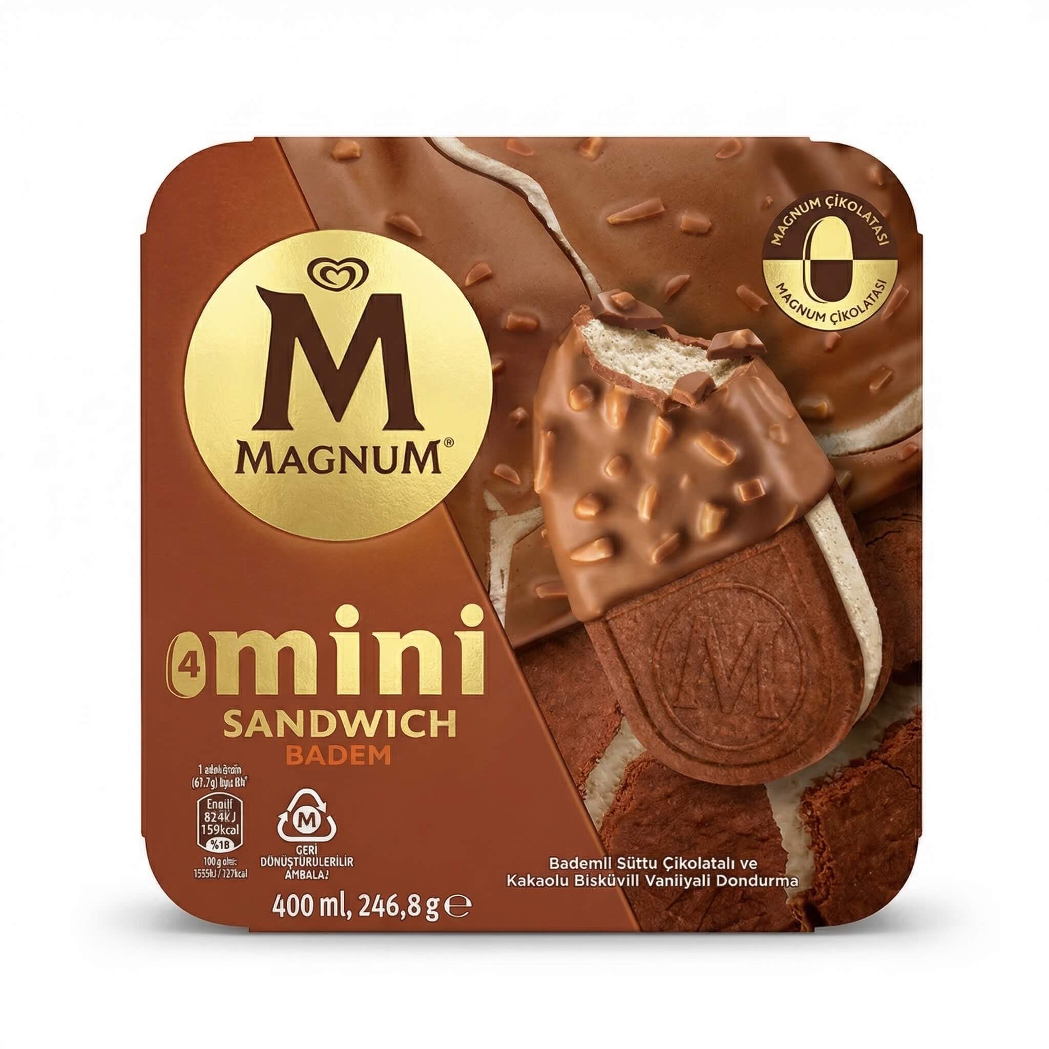Magnum Mini Almond Sandwich Ice Cream