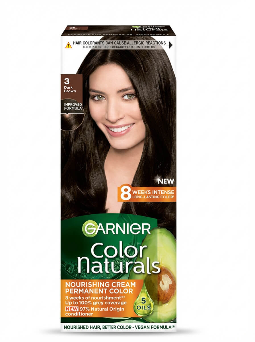 Garnier Color Naturals 3 Dark Brown Hair Color