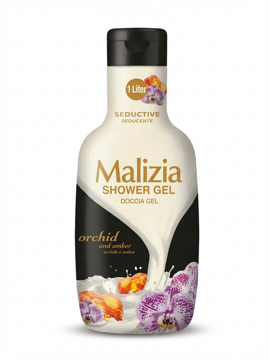 Malizia Seductive Shower Gel Orchid and Amber